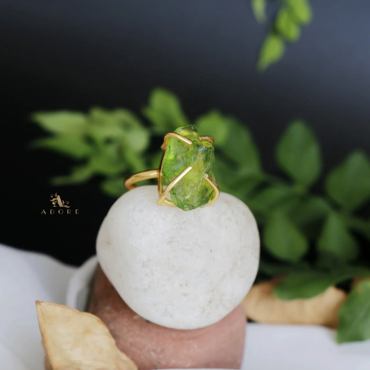 Dilrupa Raw Stone Ring - Image 5