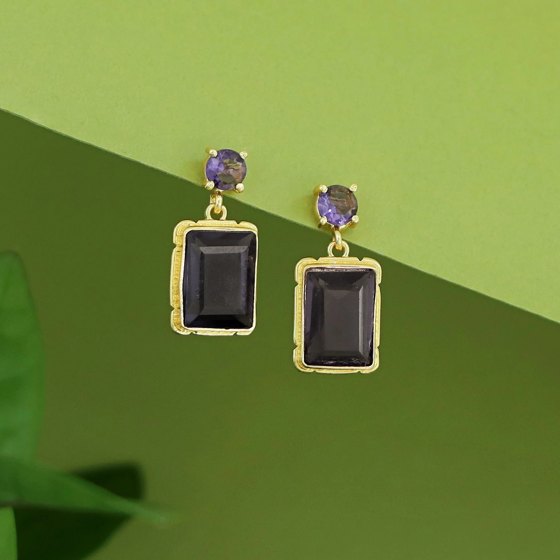 Doli Rectangle Glossy Earring - Image 5