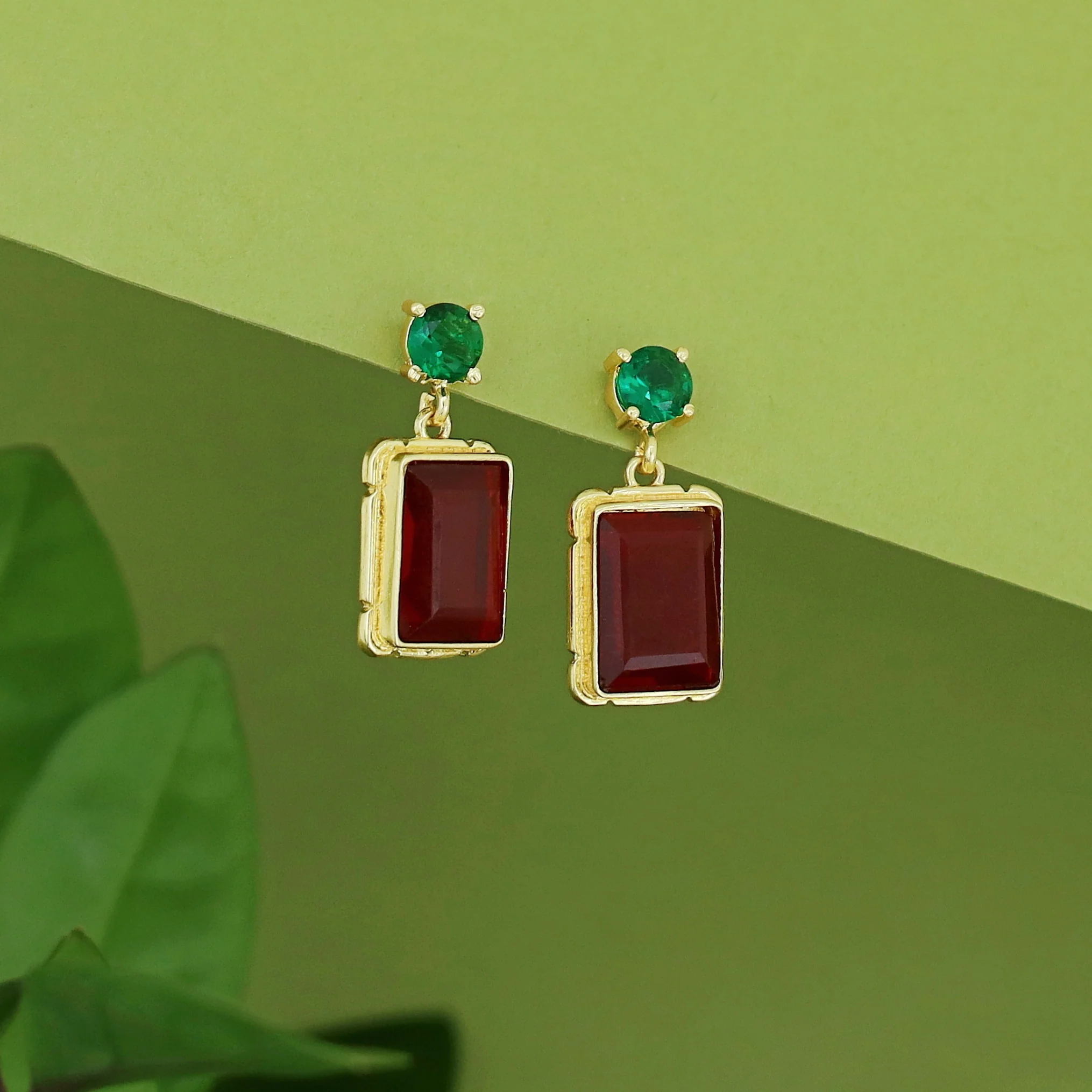 Doli Rectangle Glossy Earring - Image 8