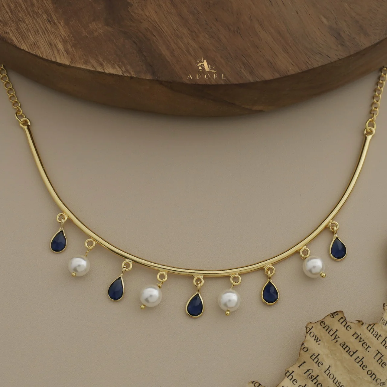 Drop Of Spring Pearl Neckpiece / Neck Cuff - Image 11