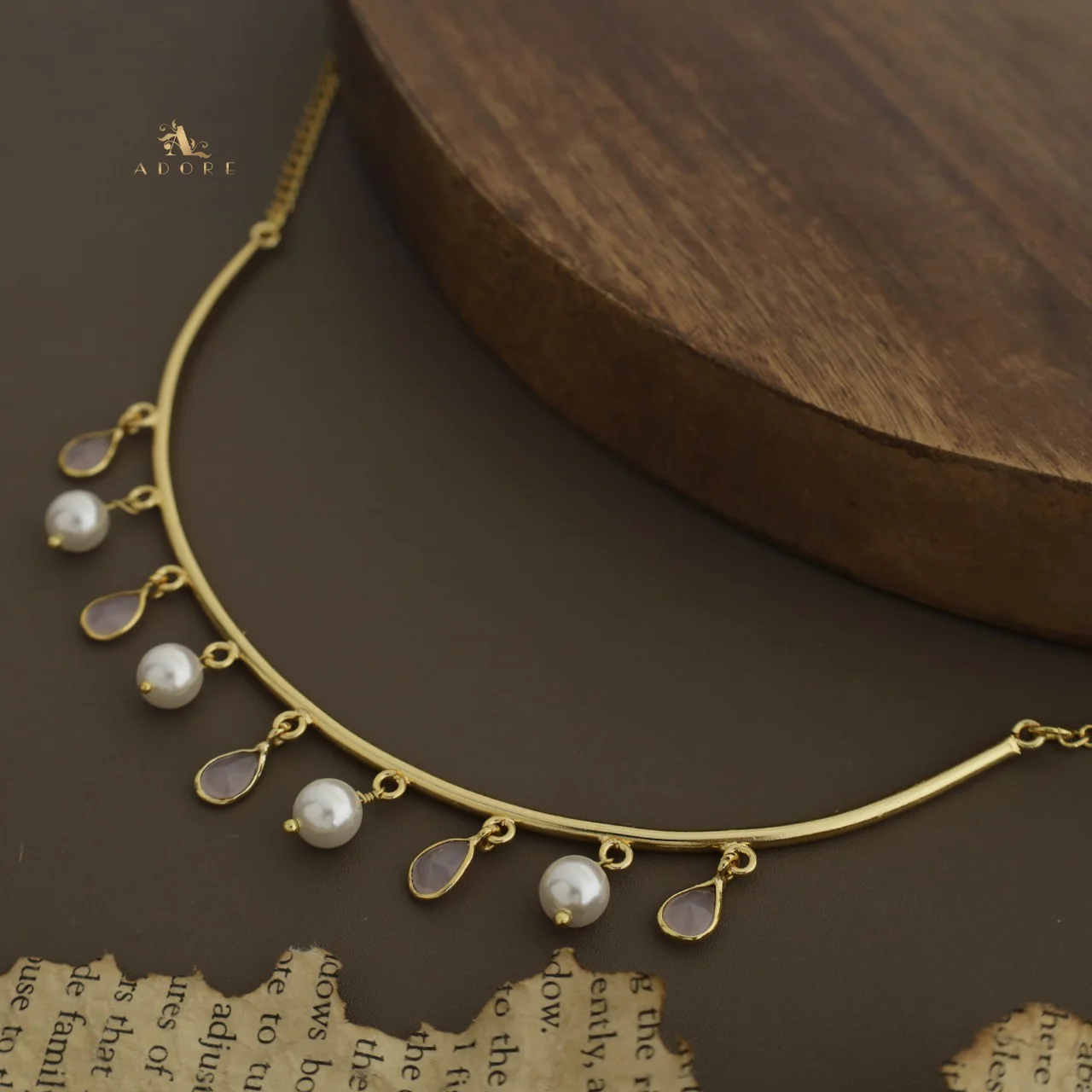 Drop Of Spring Pearl Neckpiece / Neck Cuff - Image 13