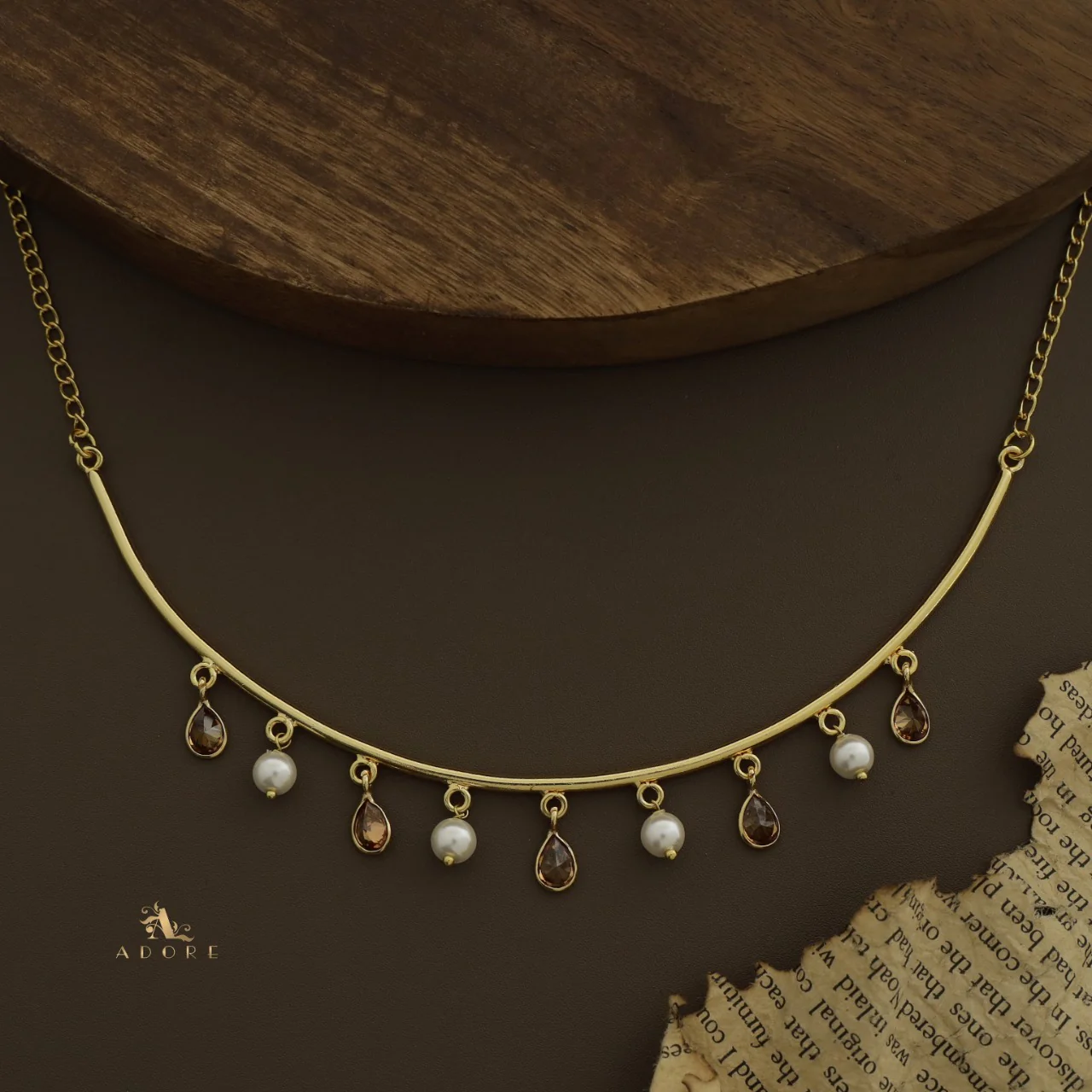 Drop Of Spring Pearl Neckpiece / Neck Cuff - Image 14