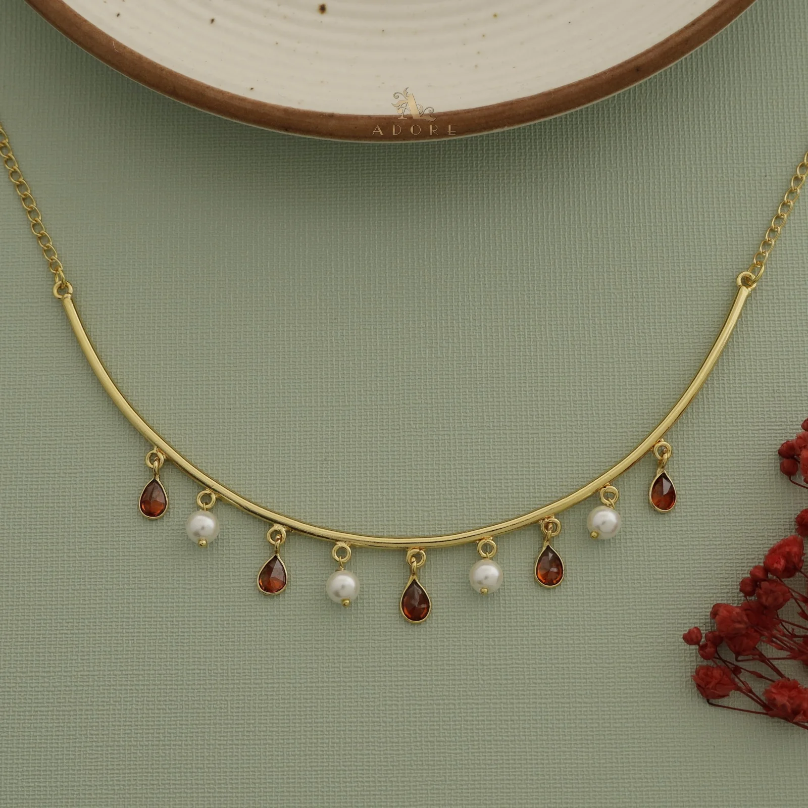 Drop Of Spring Pearl Neckpiece / Neck Cuff - Image 15
