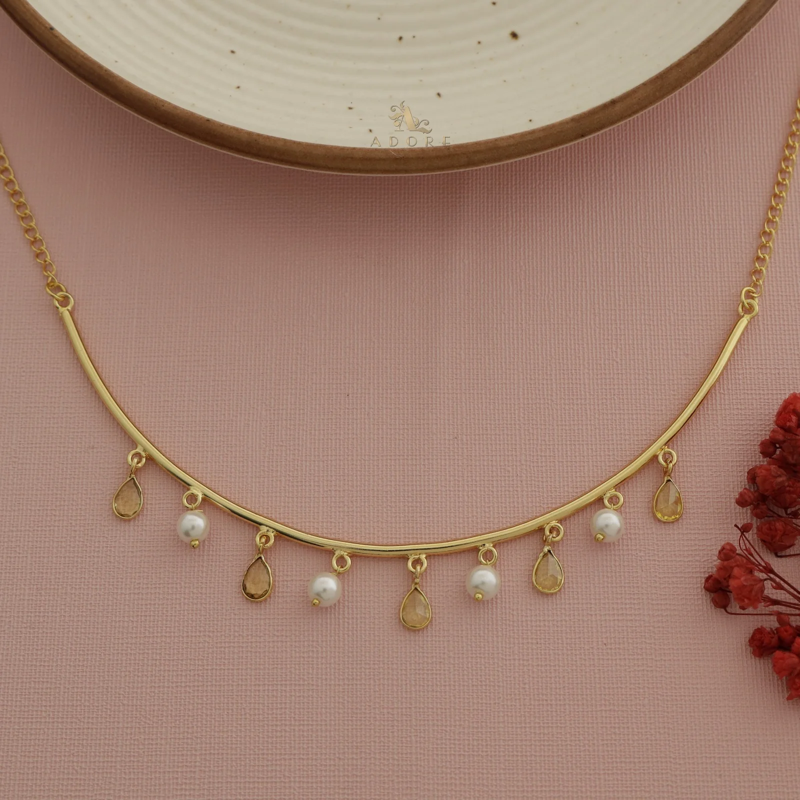 Drop Of Spring Pearl Neckpiece / Neck Cuff - Image 16