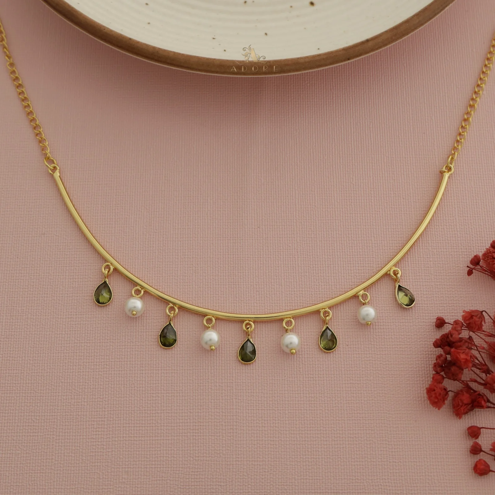 Drop Of Spring Pearl Neckpiece / Neck Cuff - Image 17