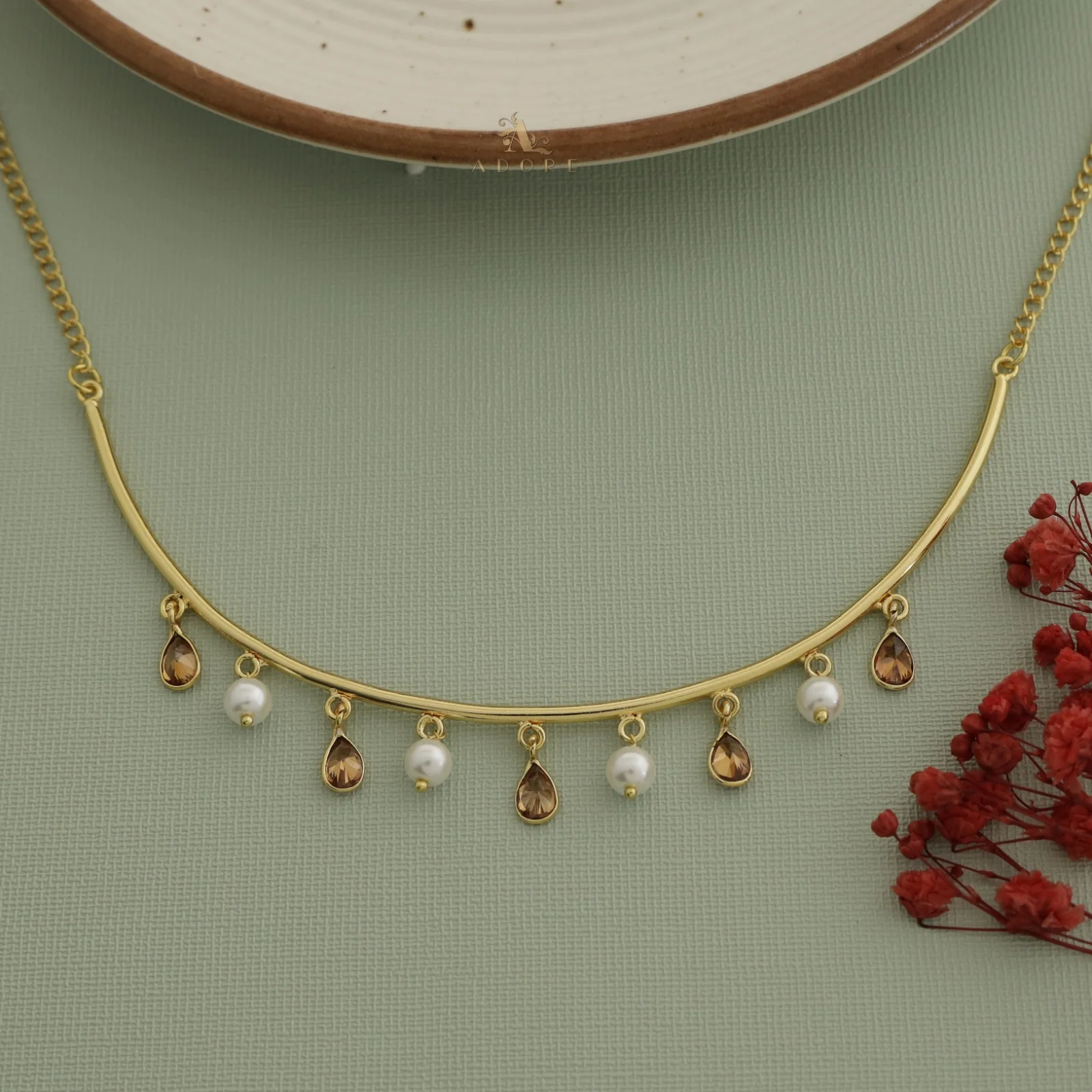 Drop Of Spring Pearl Neckpiece / Neck Cuff - Image 19
