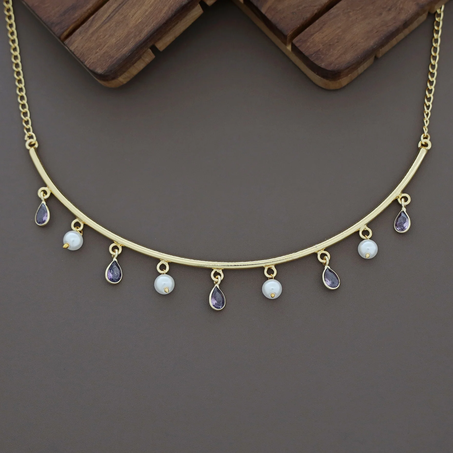 Drop Of Spring Pearl Neckpiece / Neck Cuff - Image 24