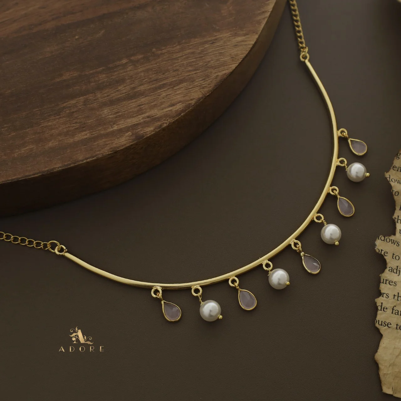 Drop Of Spring Pearl Neckpiece / Neck Cuff - Image 7