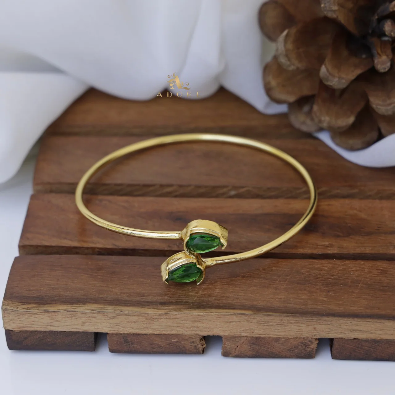 Orla Dual Arrow Bangle - Image 10