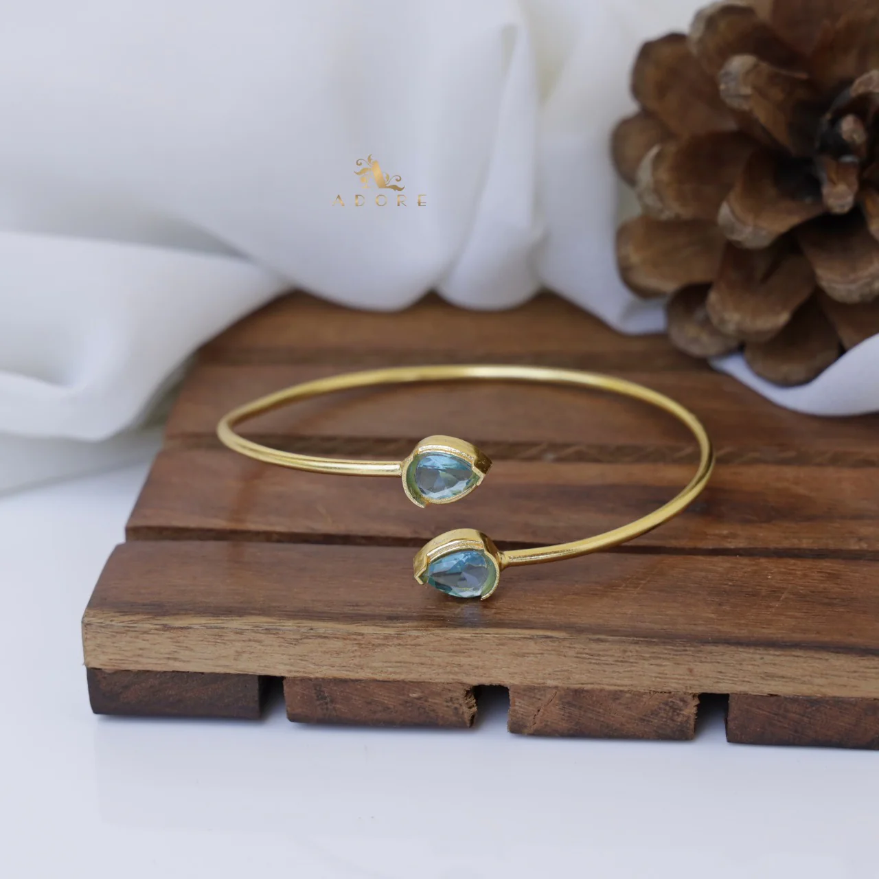 Orla Dual Arrow Bangle - Image 11