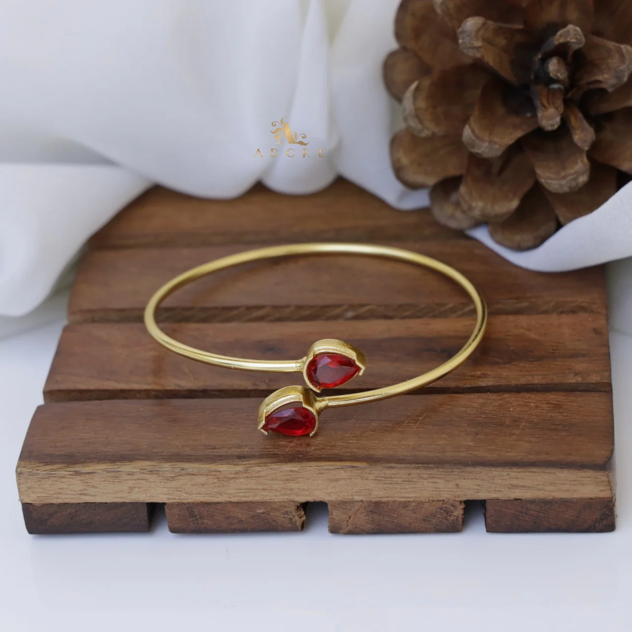Orla Dual Arrow Bangle - Image 2
