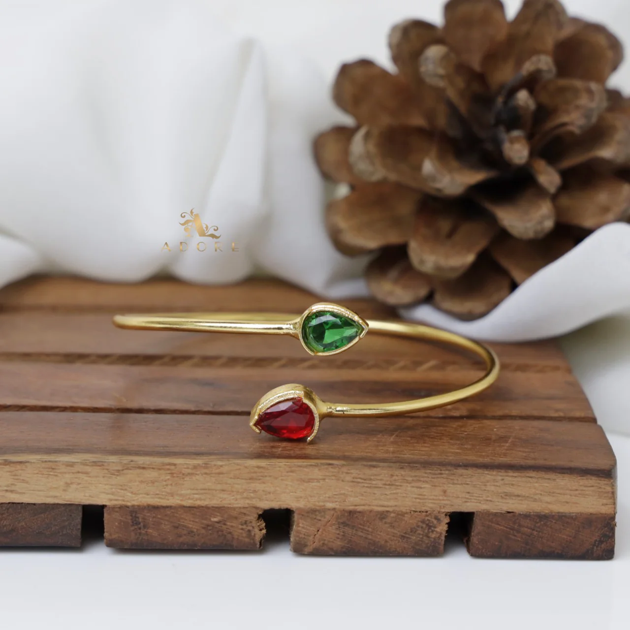 Orla Dual Arrow Bangle - Image 3