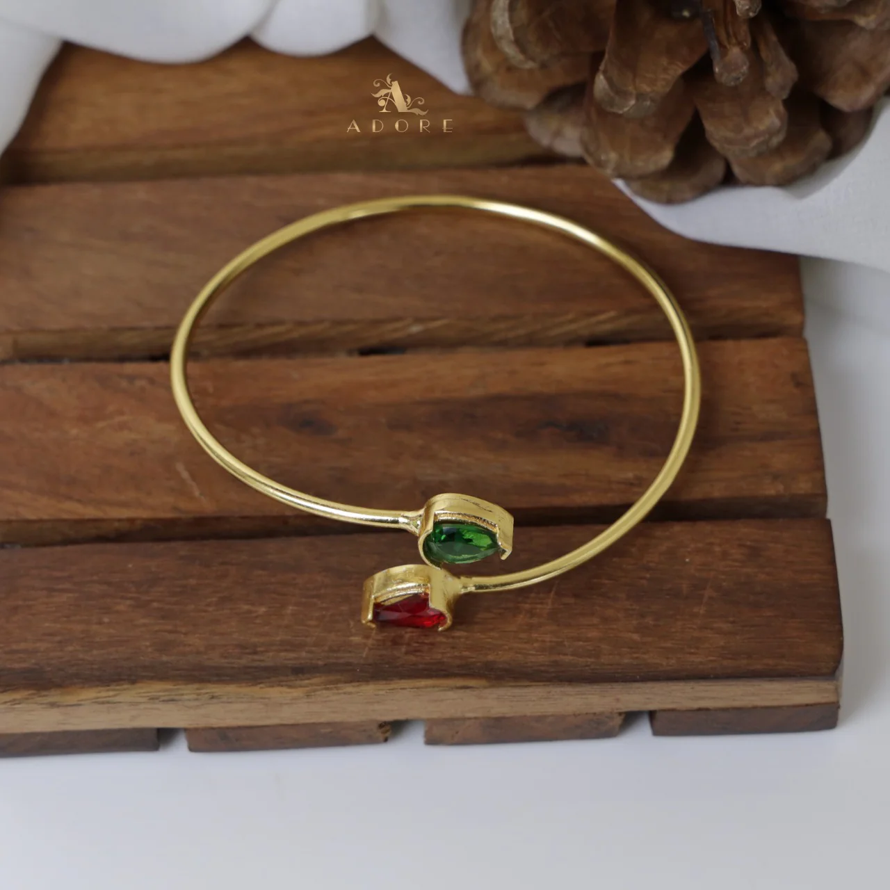 Orla Dual Arrow Bangle - Image 5