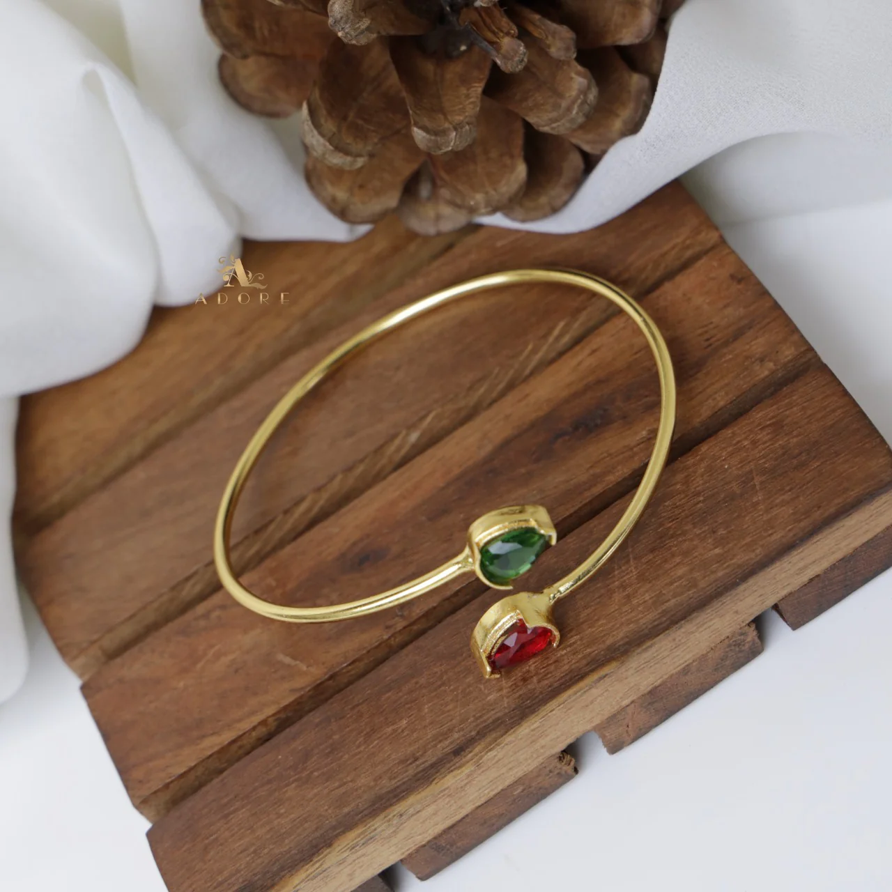 Orla Dual Arrow Bangle - Image 6