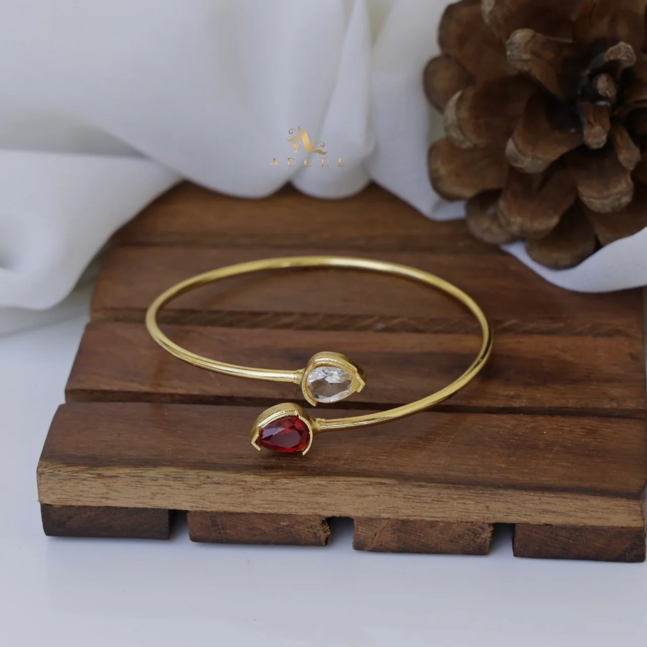 Orla Dual Arrow Bangle - Image 7