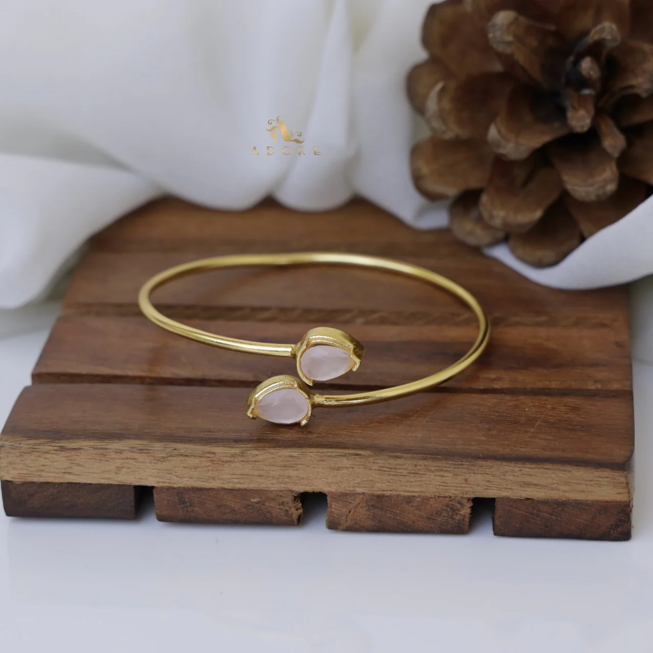 Orla Dual Arrow Bangle - Image 8