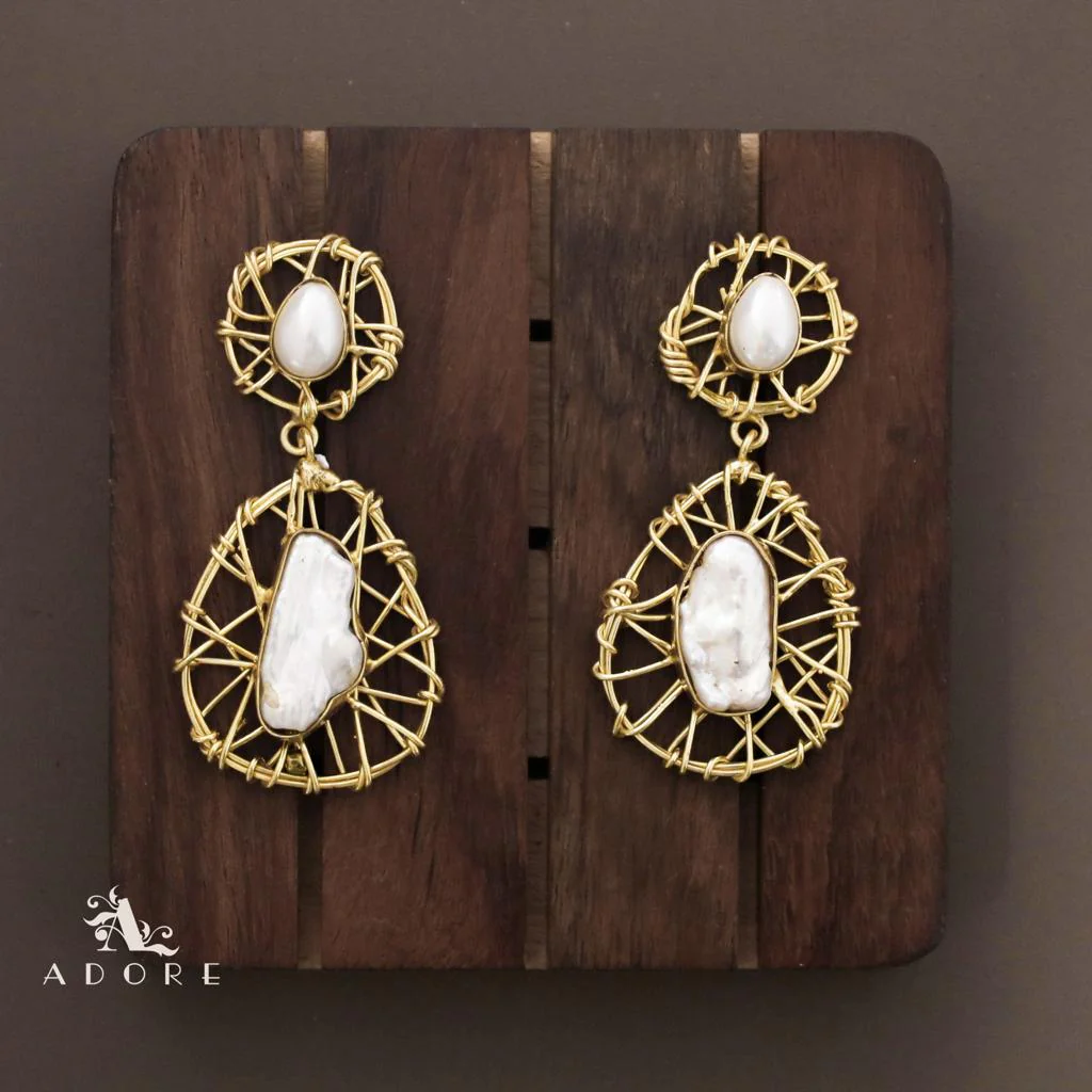 Dual Baroque Handmade Earring - Image 2