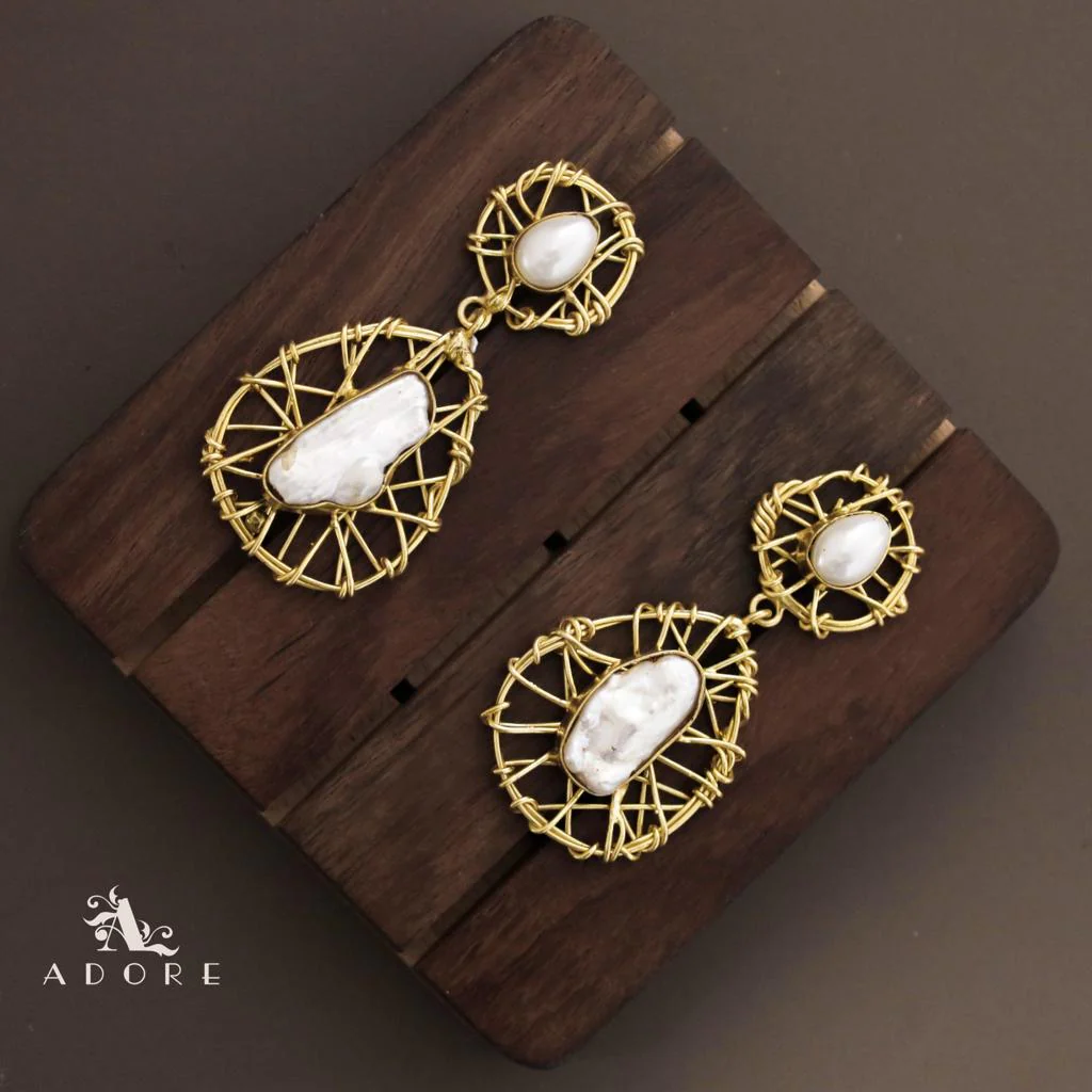 Dual Baroque Handmade Earring - Image 3
