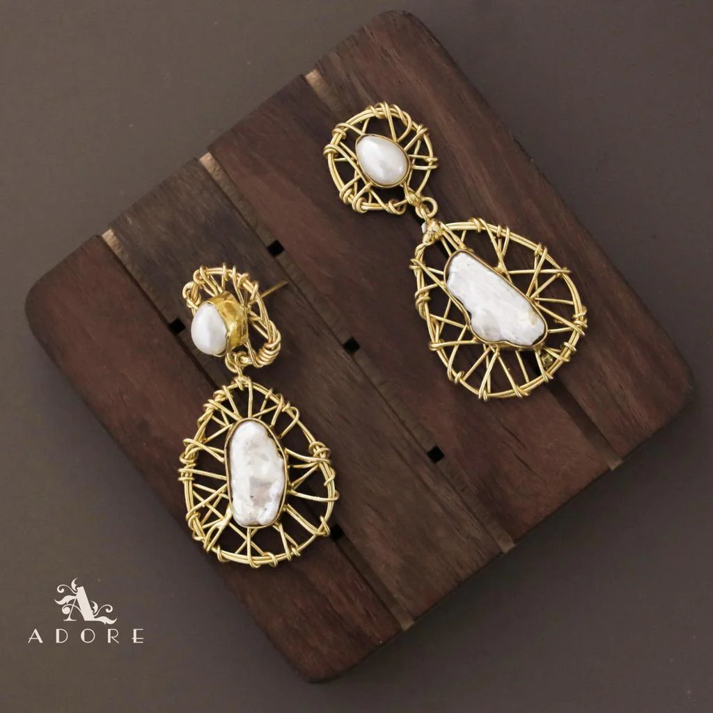 Dual Baroque Handmade Earring - Image 4