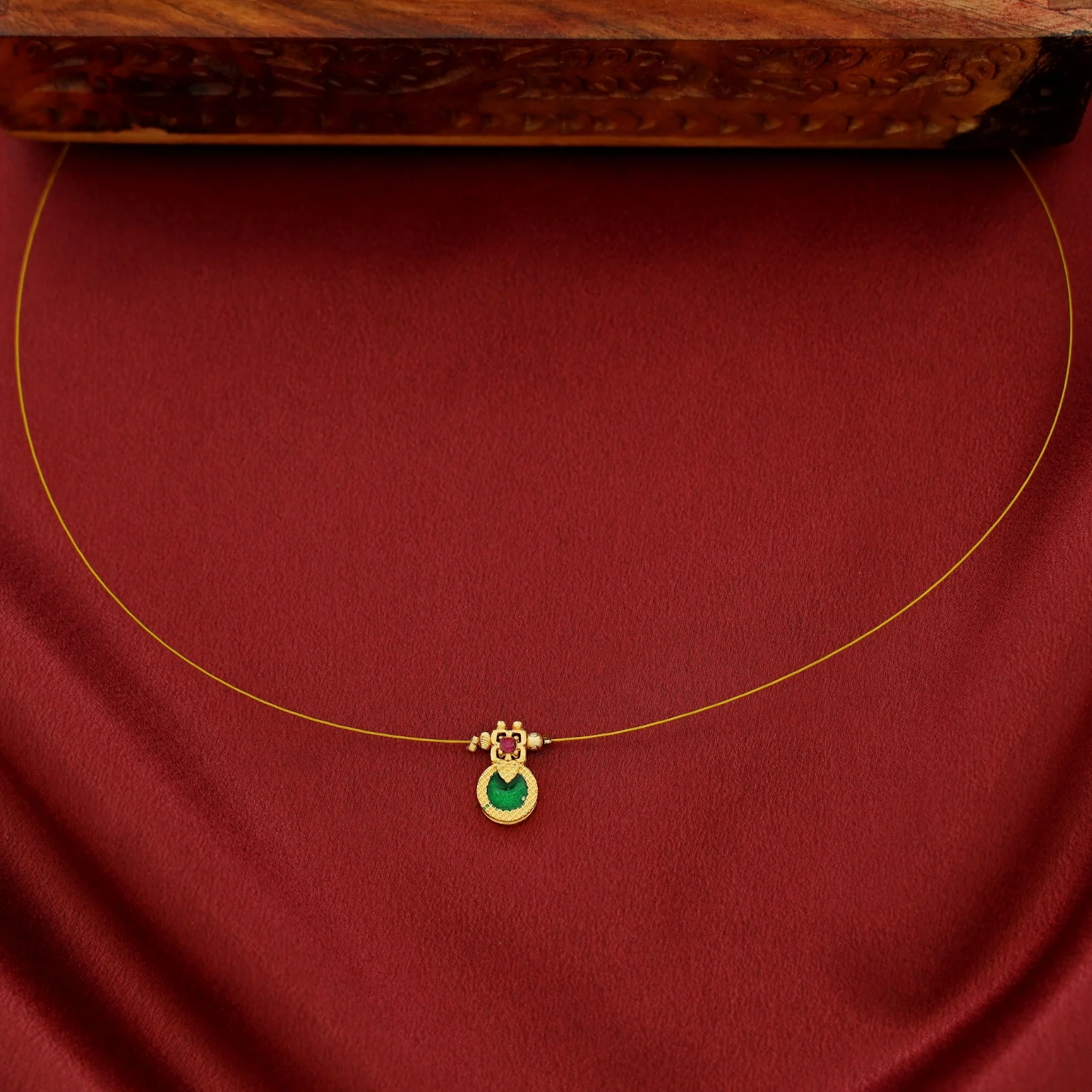 Durga Palakka String Neckpiece - Image 5