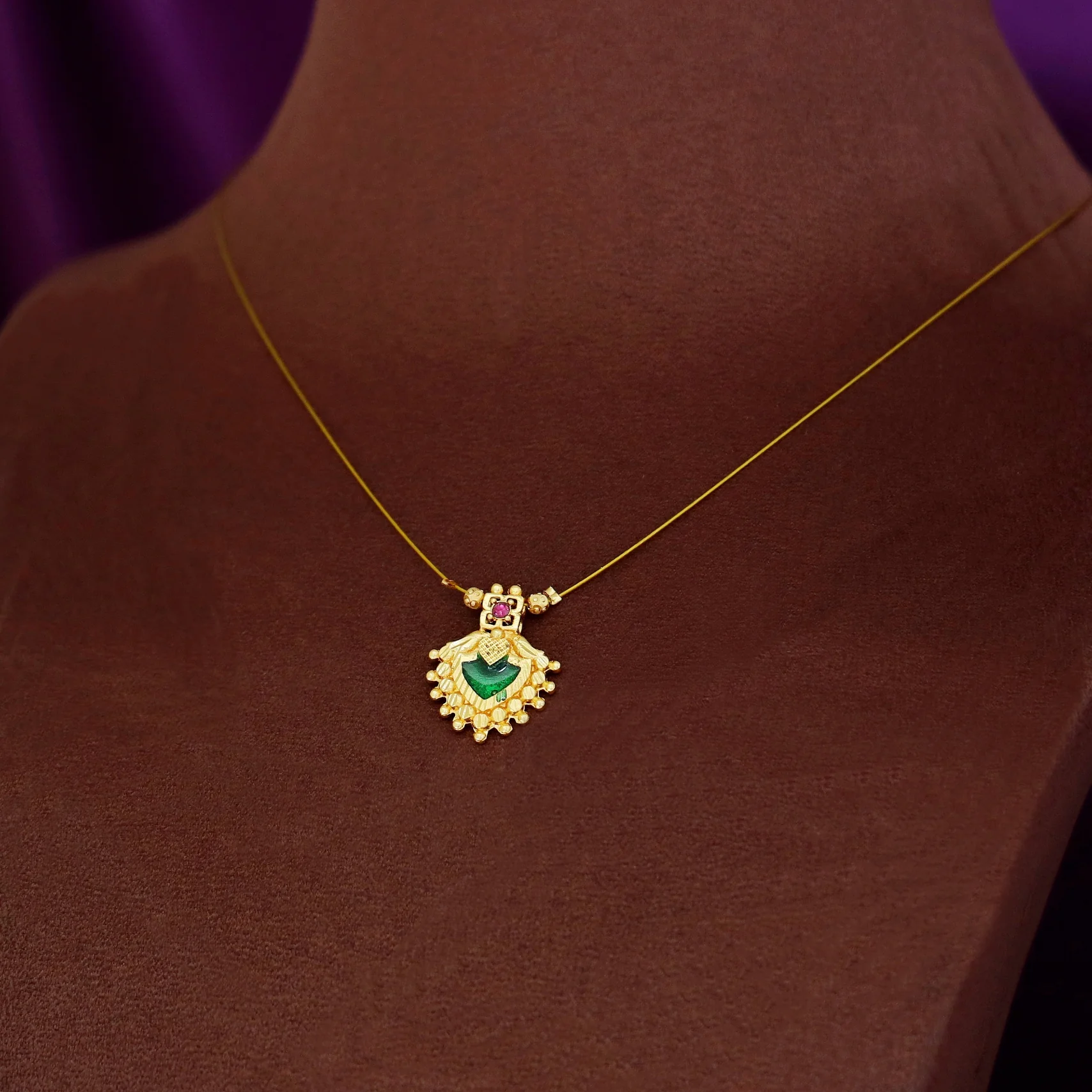 Durga Palakka String Neckpiece - Image 6