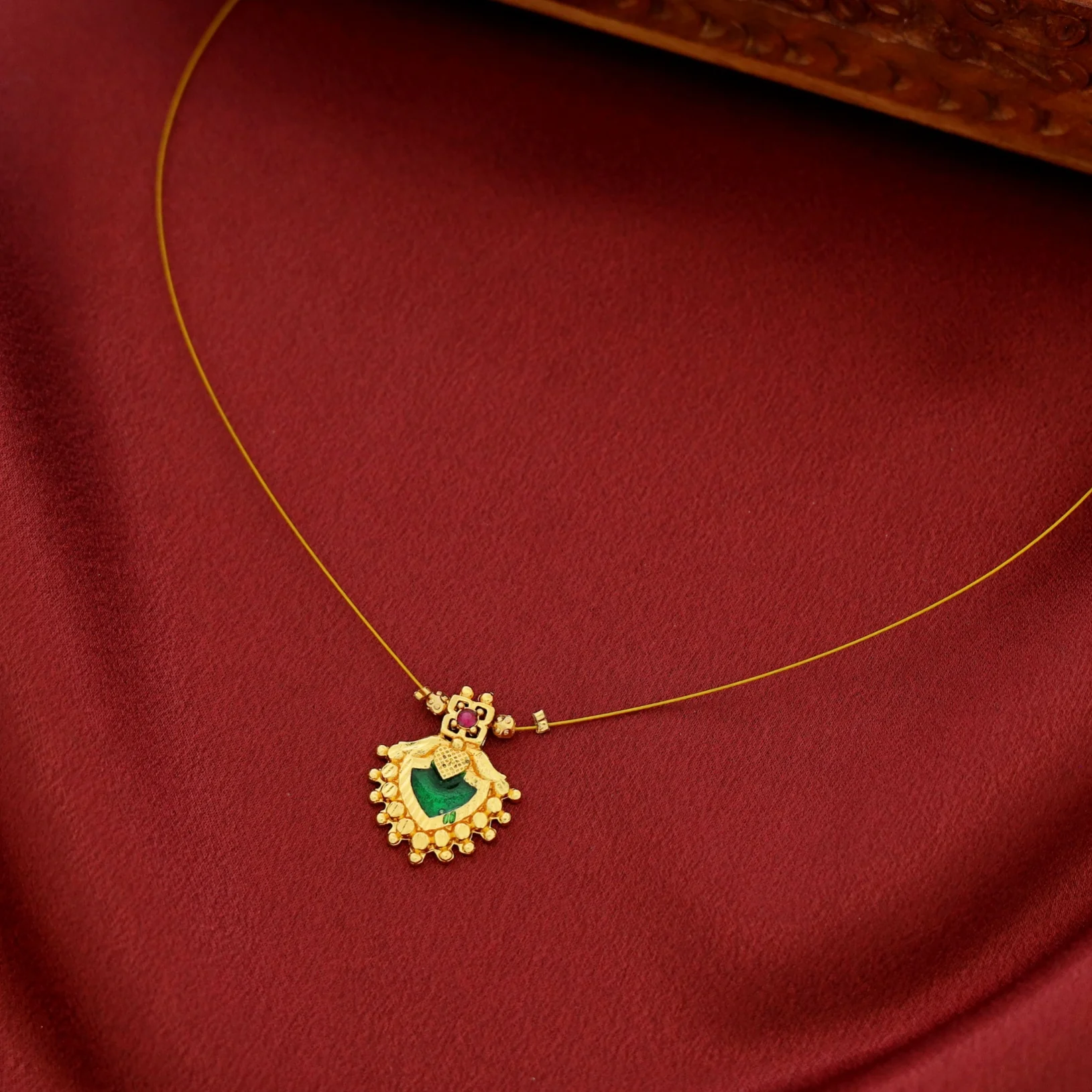 Durga Palakka String Neckpiece - Image 7