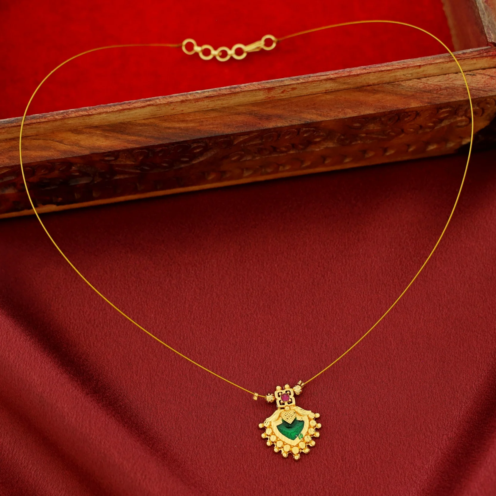 Durga Palakka String Neckpiece - Image 8