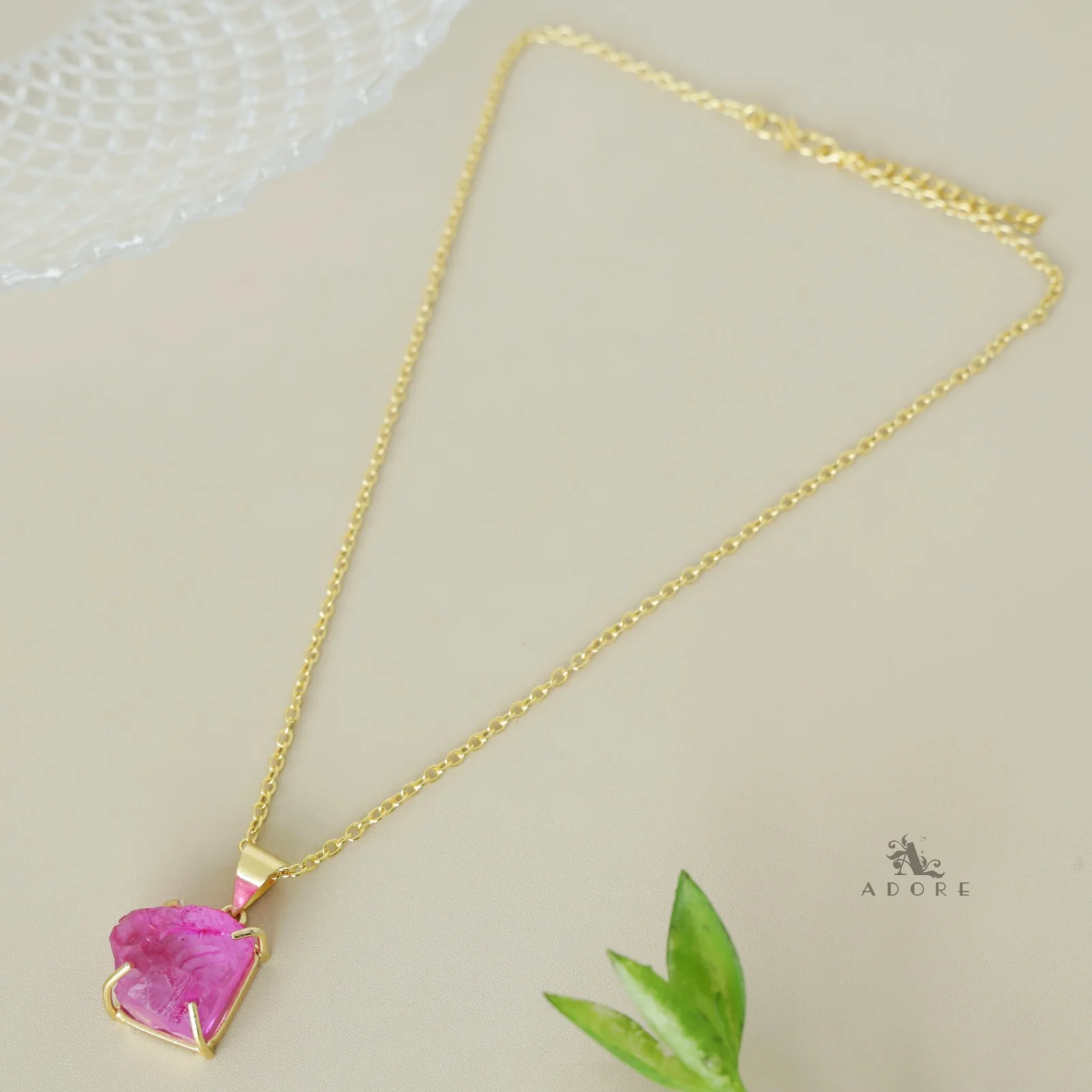 Dyed Aura Raw Stone Neckpiece - Image 11