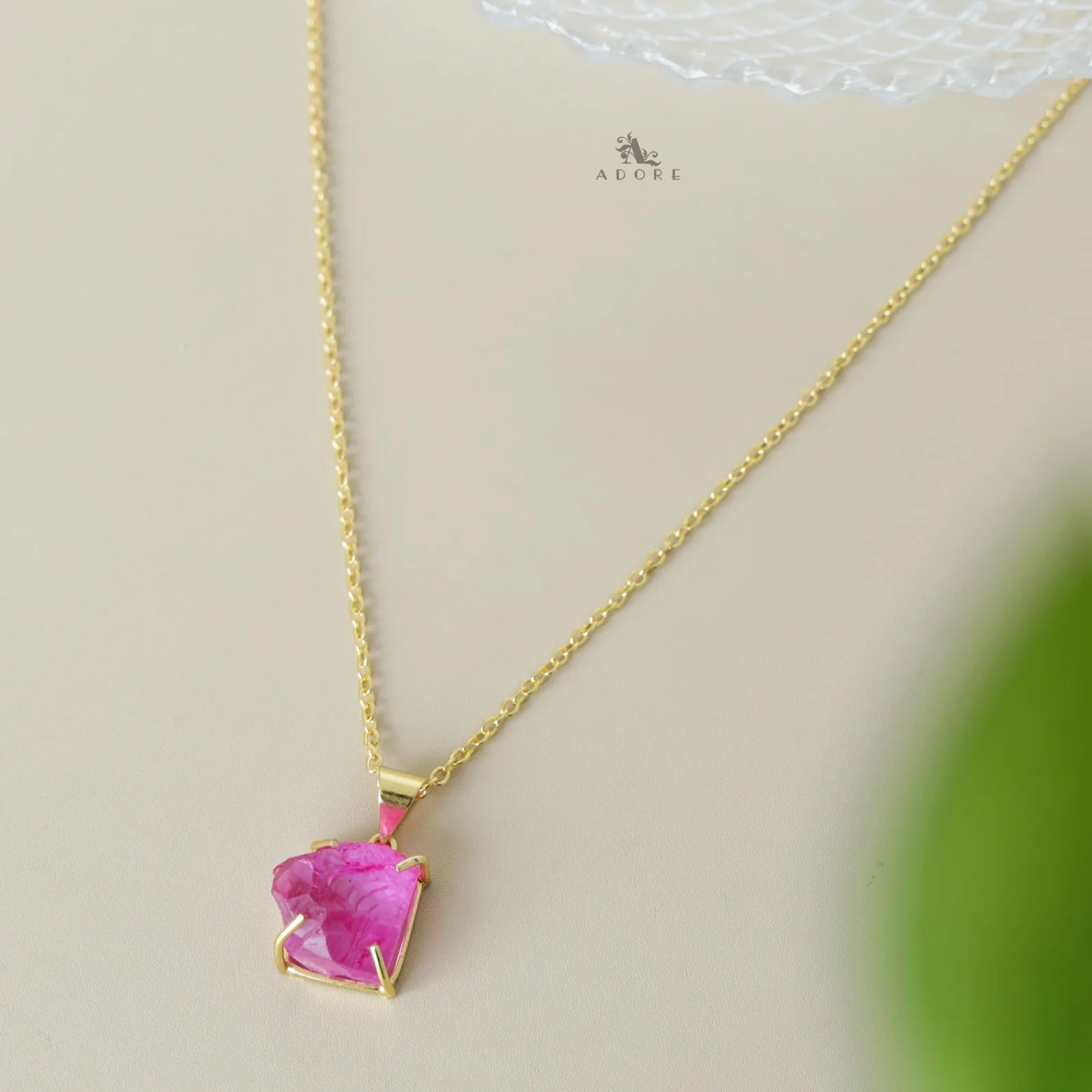 Dyed Aura Raw Stone Neckpiece - Image 12