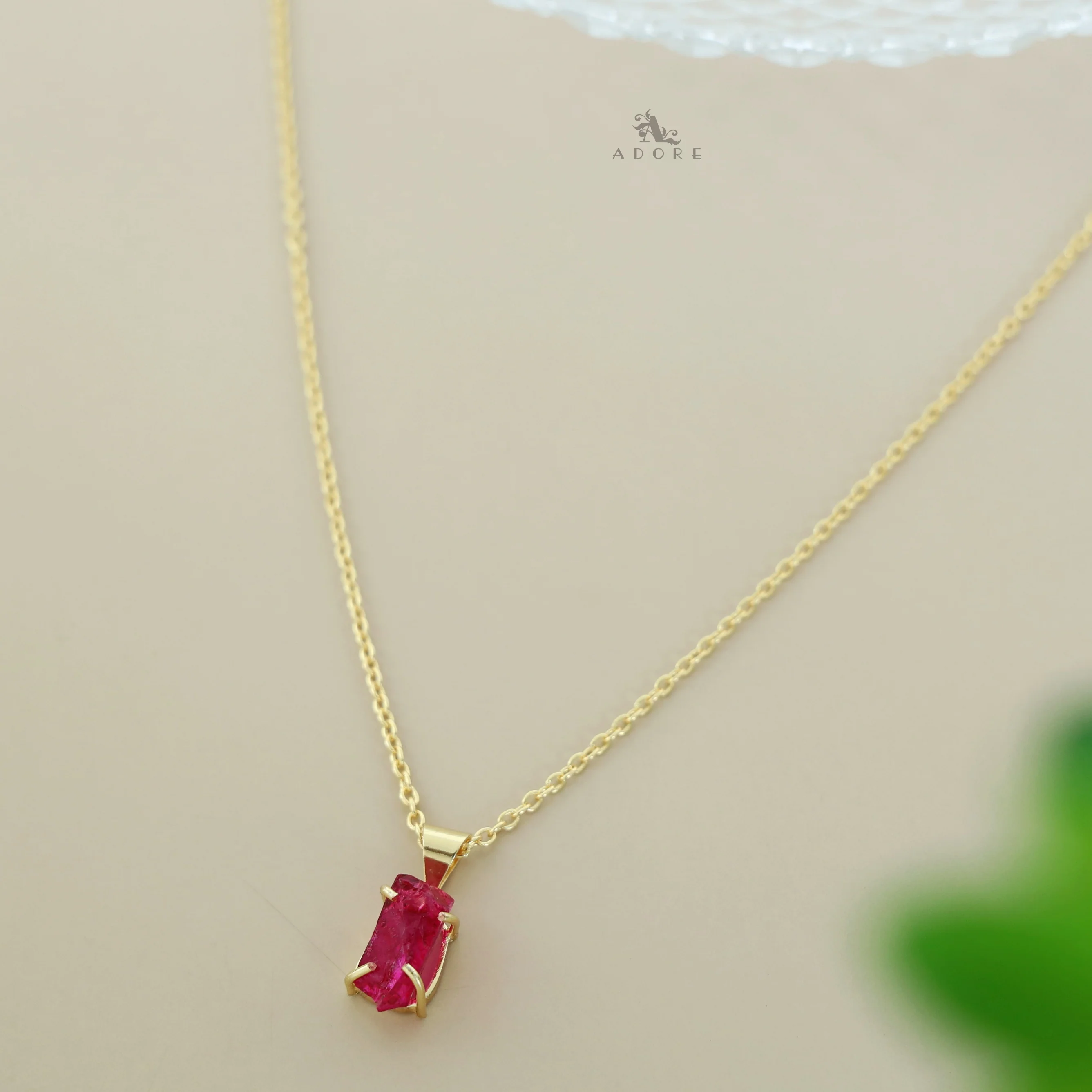 Dyed Aura Raw Stone Neckpiece - Image 14