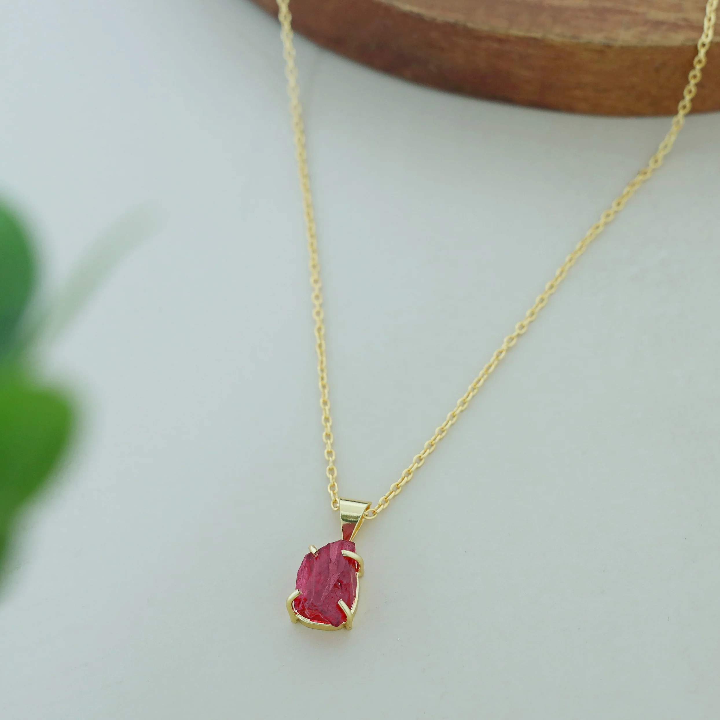 Dyed Aura Raw Stone Neckpiece - Image 2