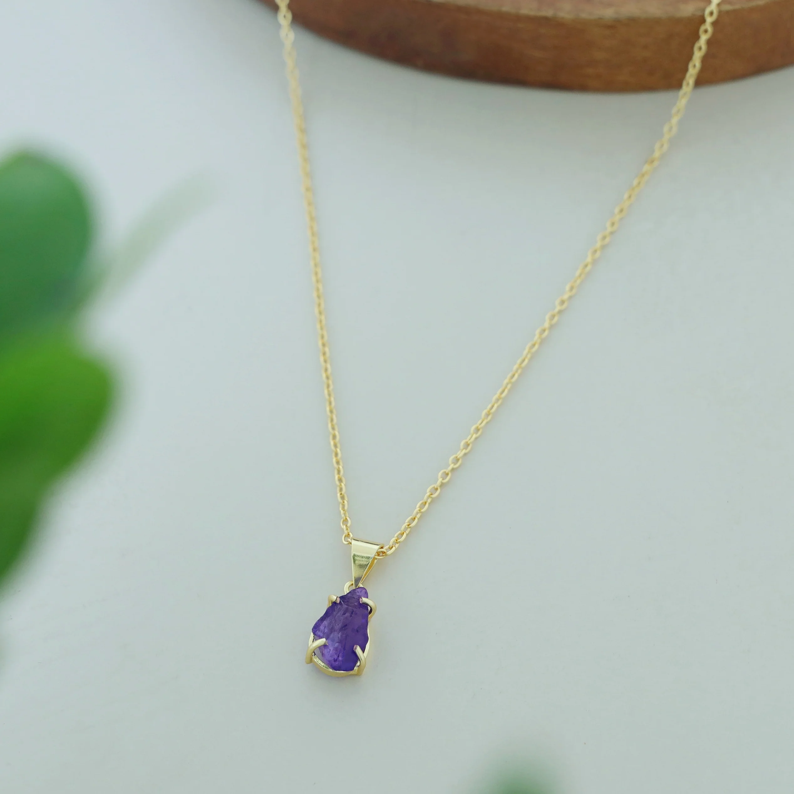 Dyed Aura Raw Stone Neckpiece - Image 3