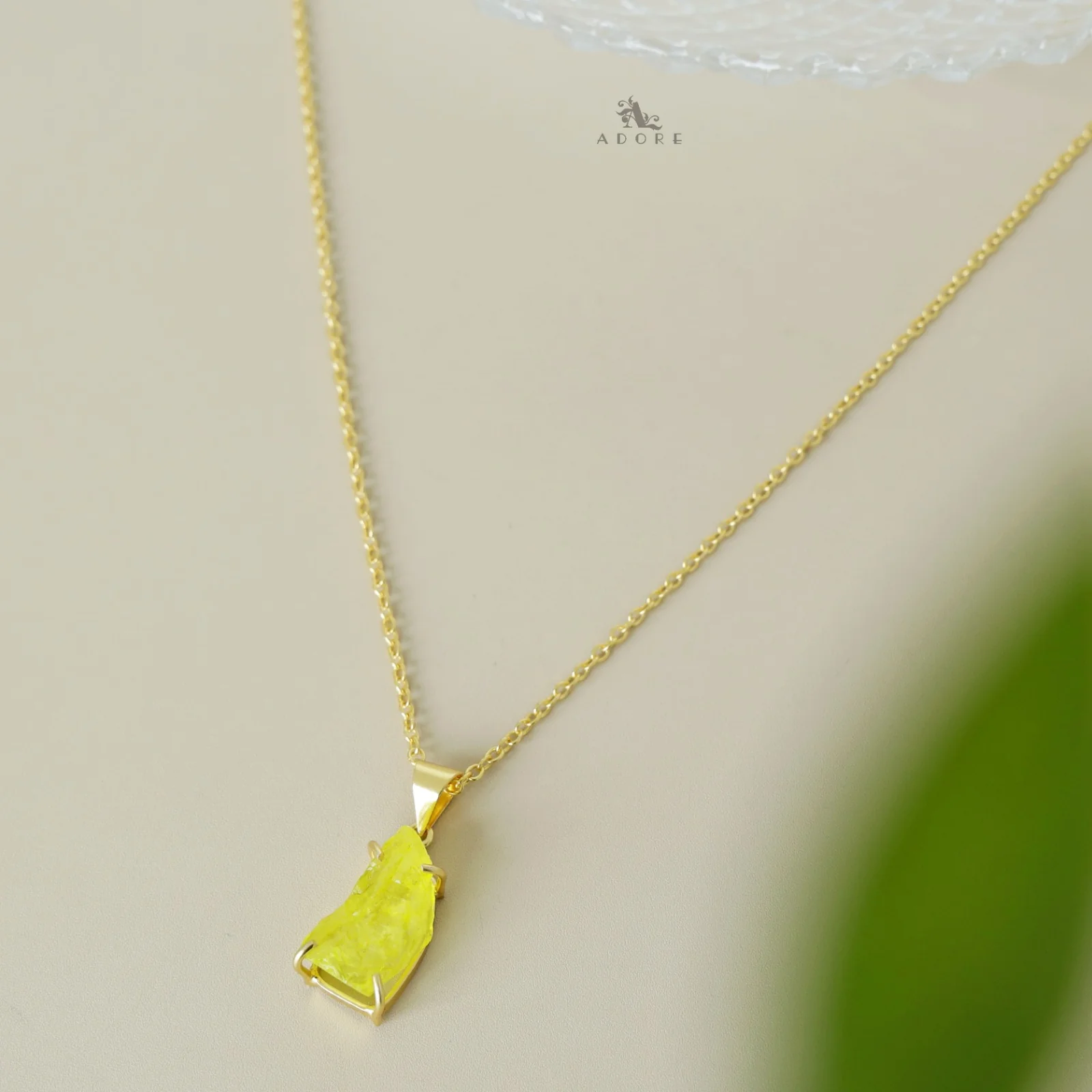 Dyed Aura Raw Stone Neckpiece - Image 8