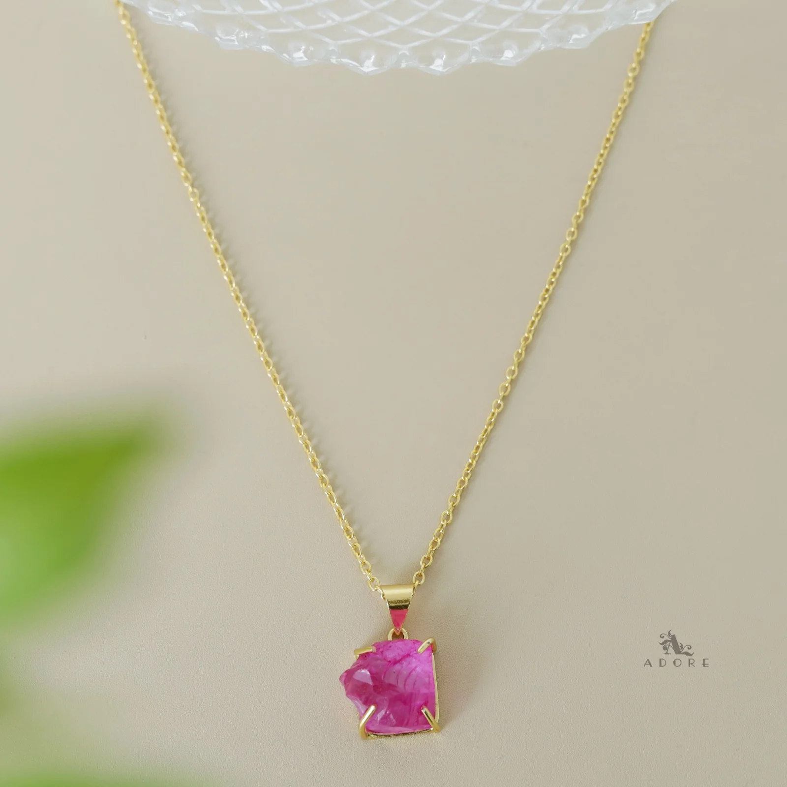 Dyed Aura Raw Stone Neckpiece - Image 9