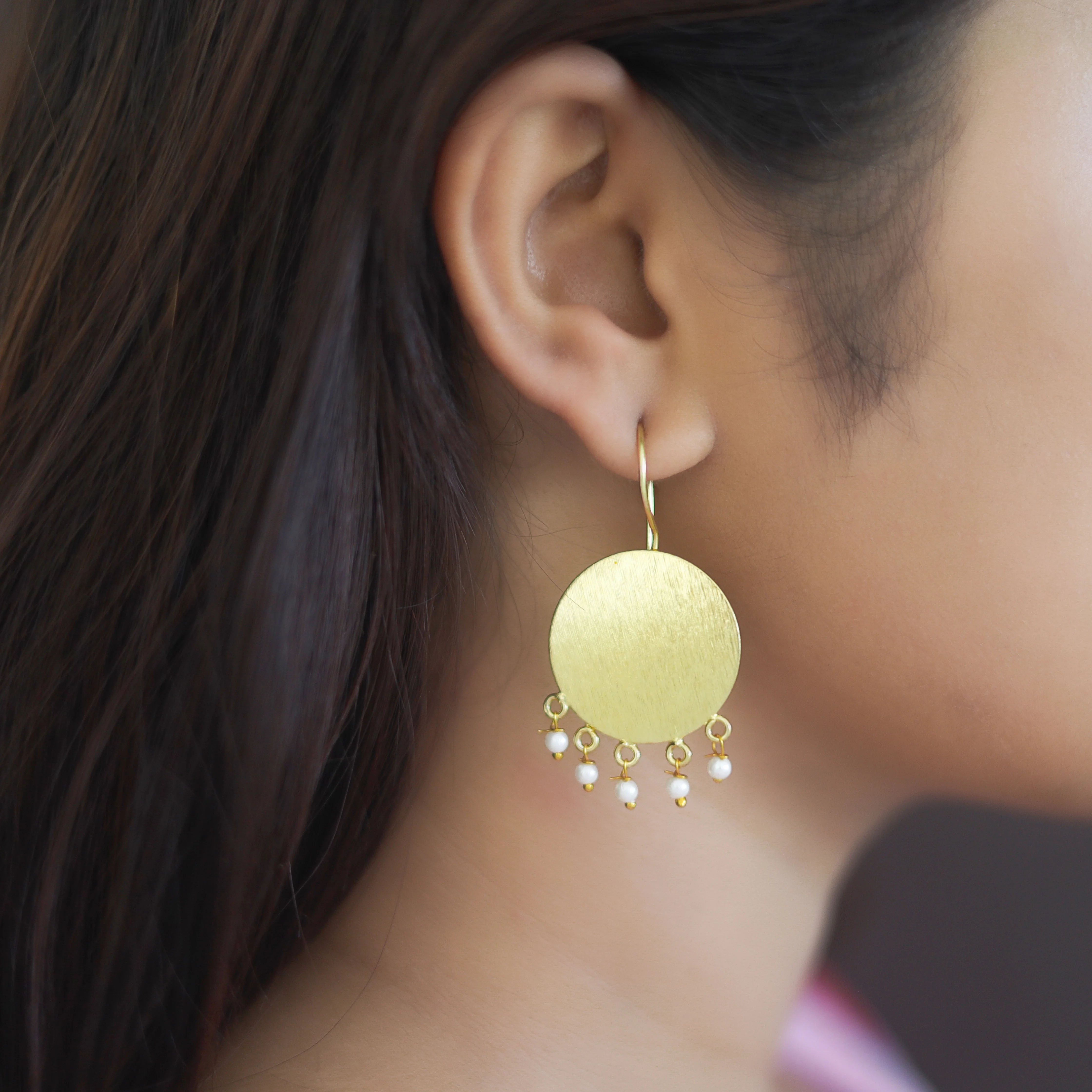 Naava Circle Pearl Drops - Image 2