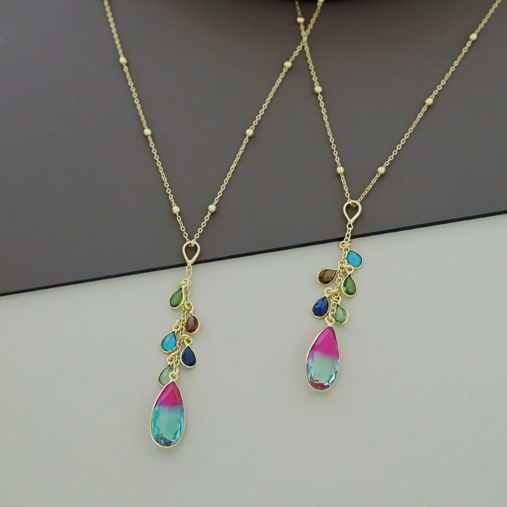 Edytha Drop Glossy Neckpiece - Image 9