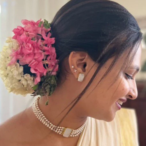 Elegant Pearl Choker Combo Set - Image 32