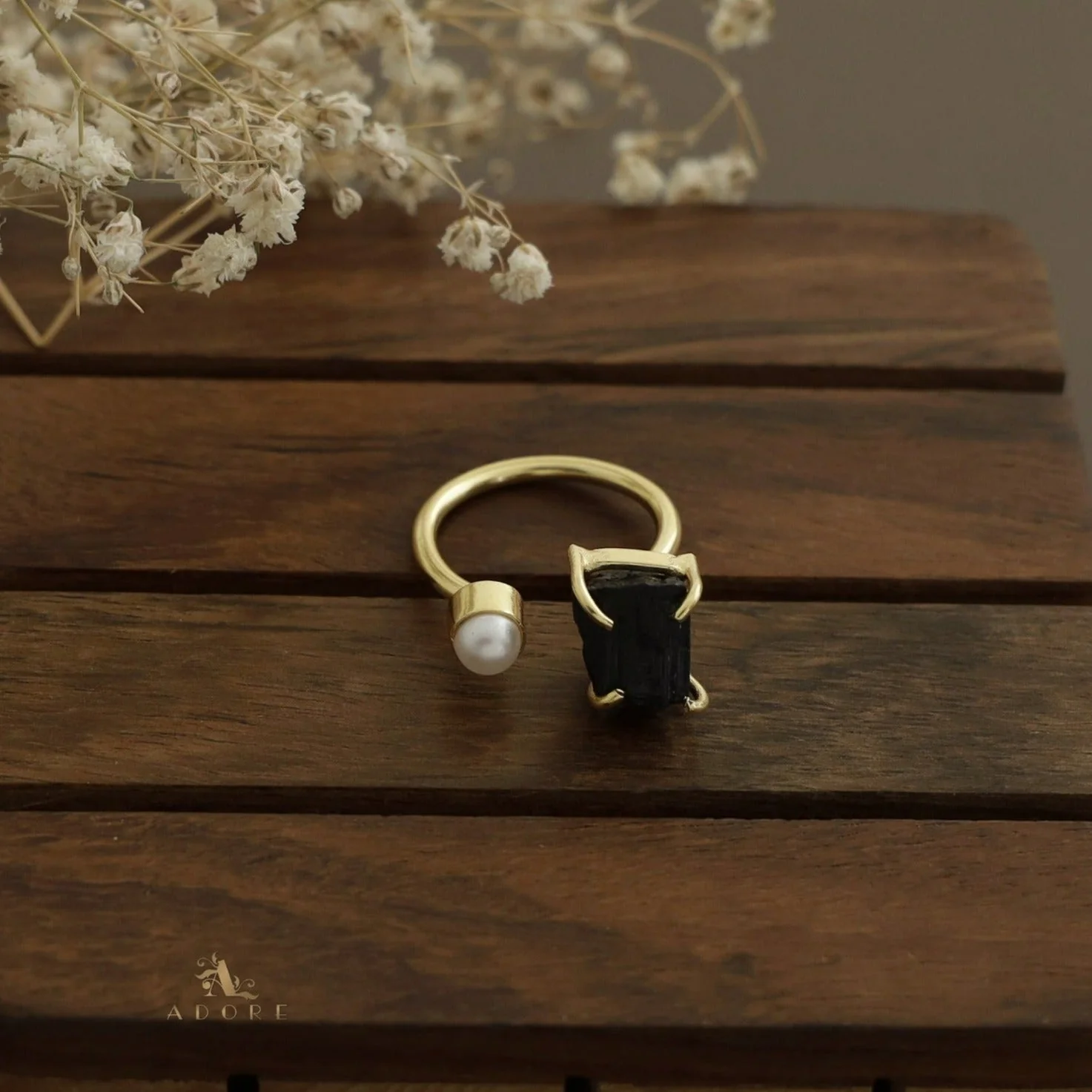 Ena Raw Stone Ring - Image 28