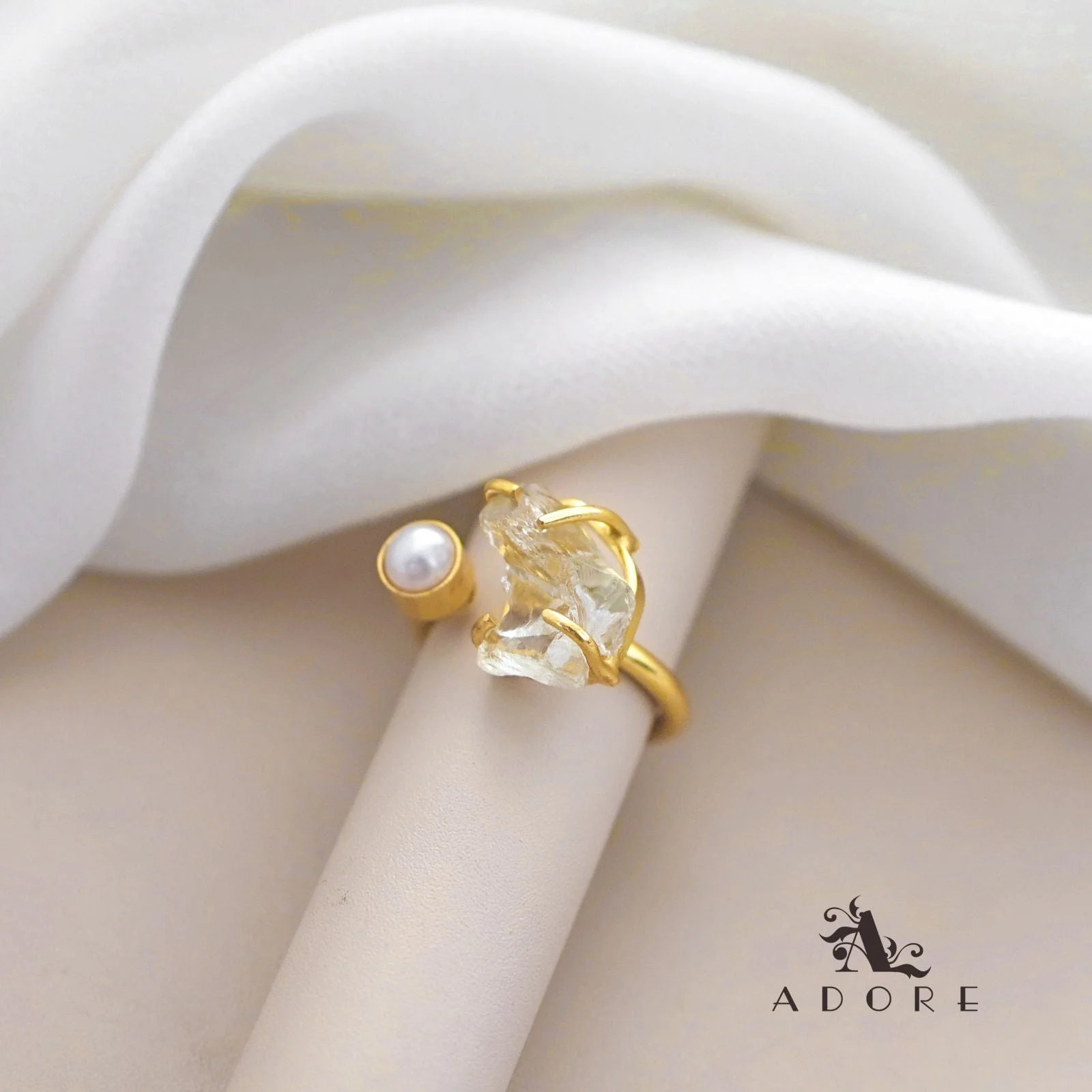 Ena Raw Stone Ring - Image 29