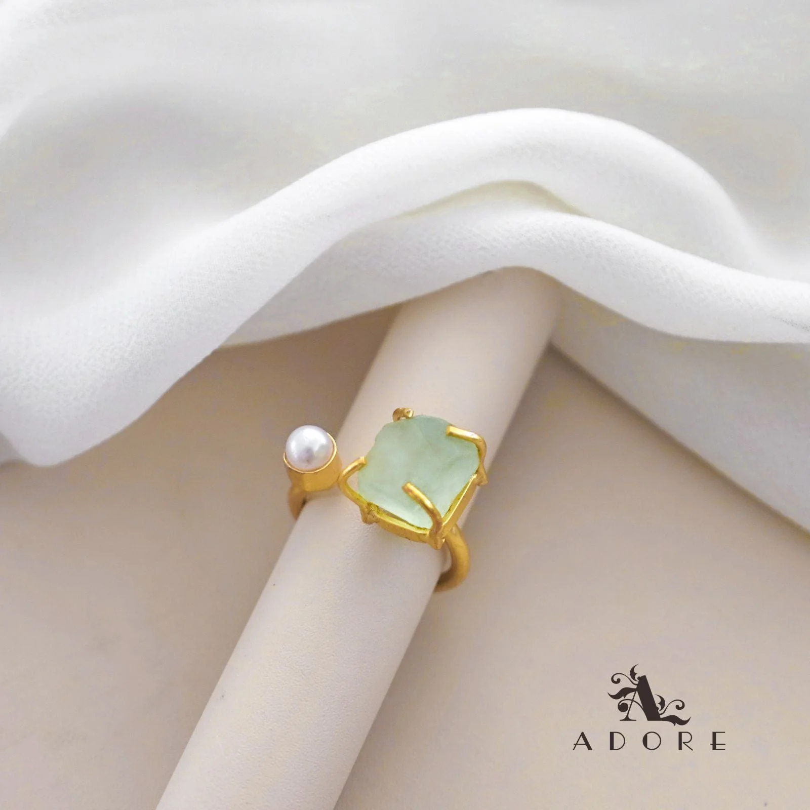 Ena Raw Stone Ring - Image 31