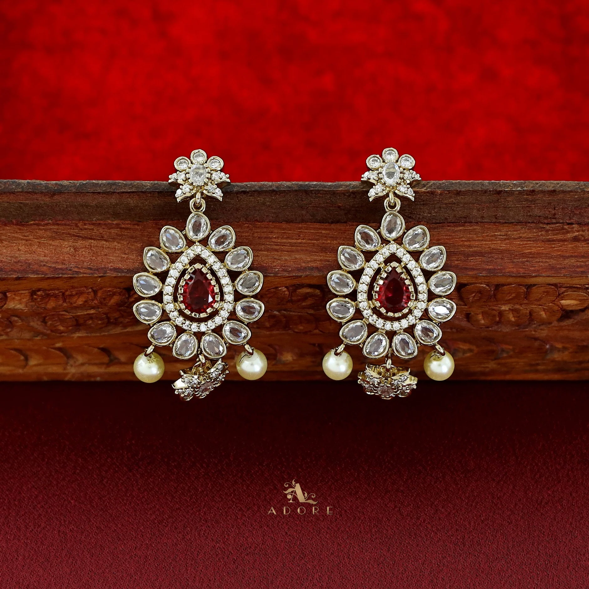 Eryna AD Stone Neckpiece With Earring - Image 7