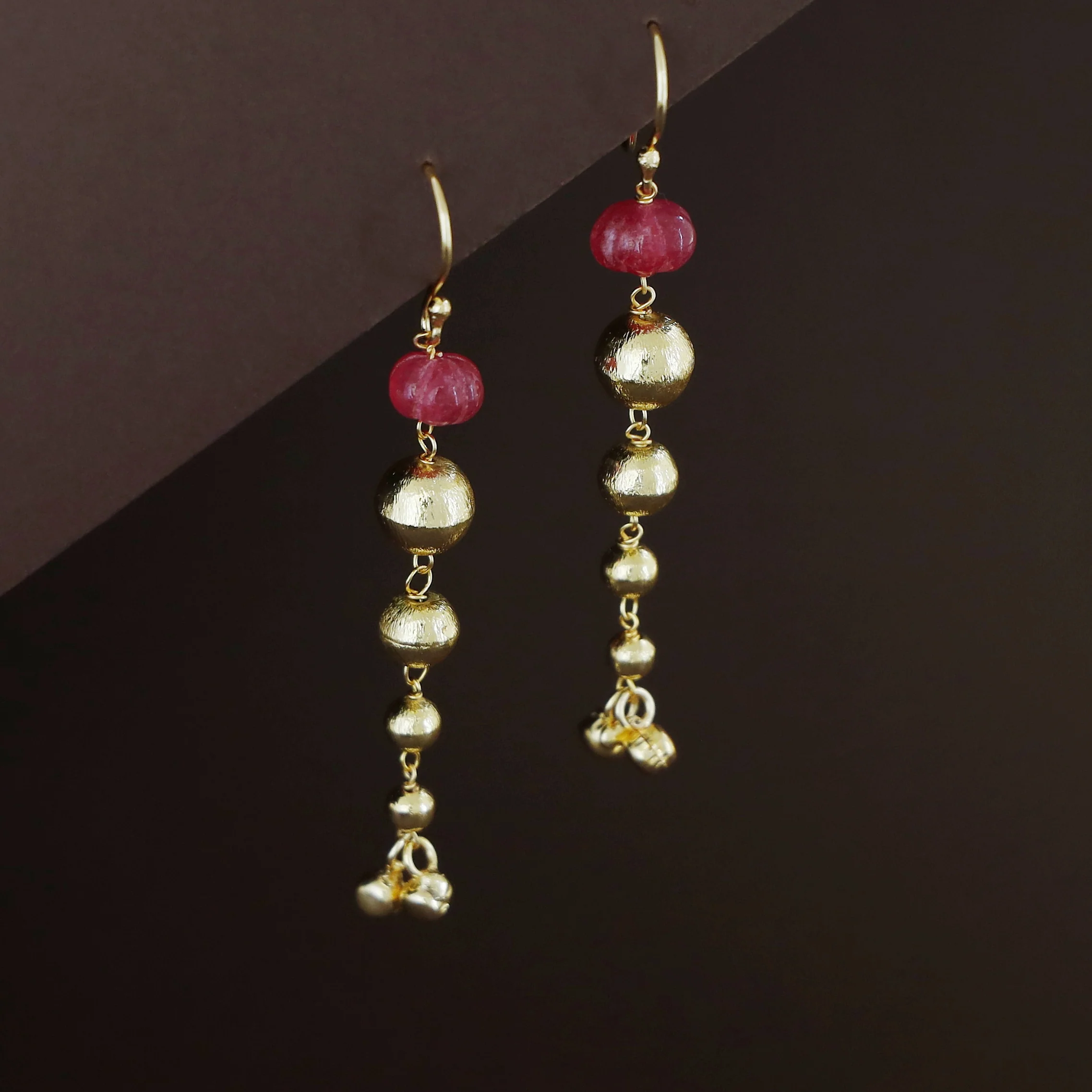 Estee Bead Tetra Golden Ball Ghungroo Drop - Image 2