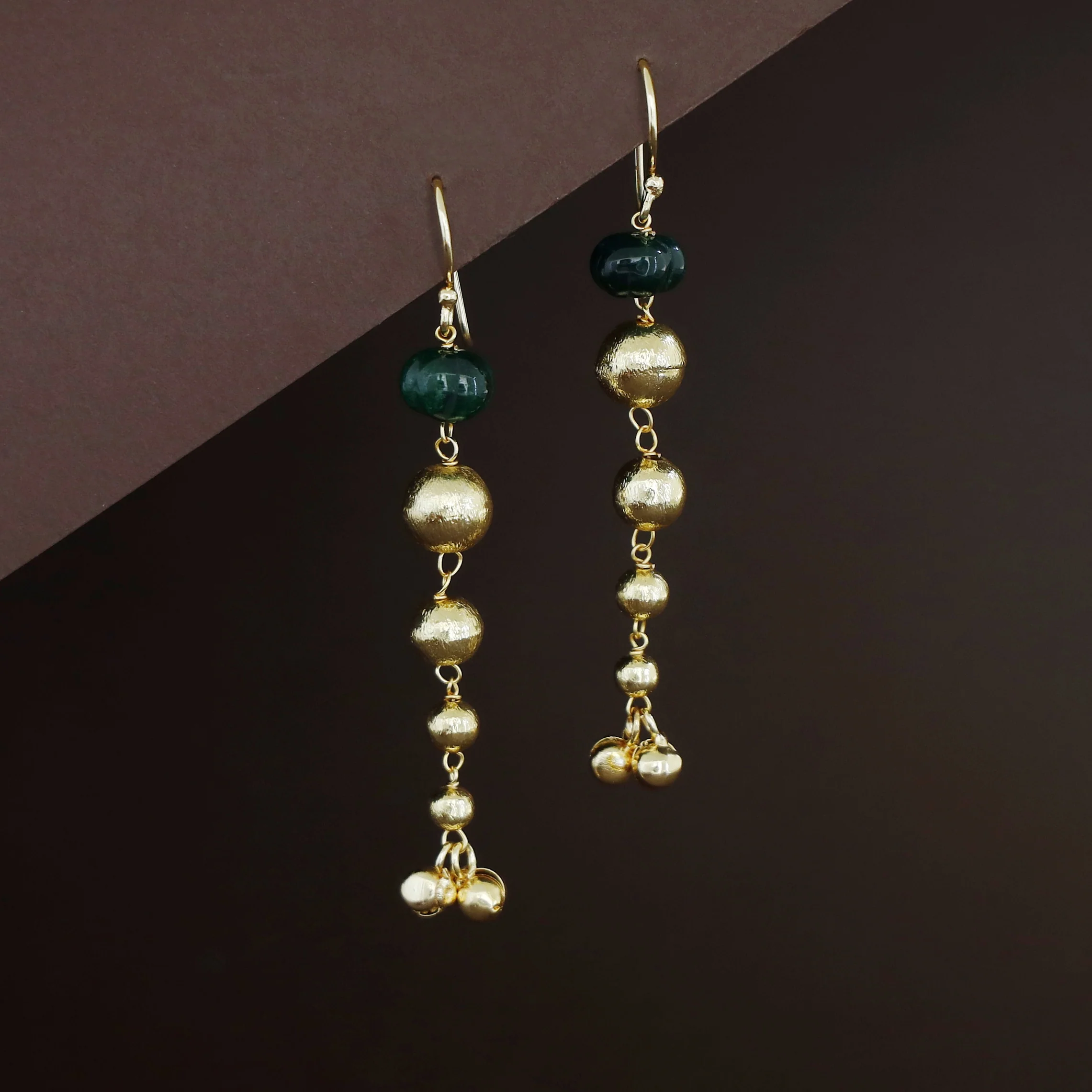 Estee Bead Tetra Golden Ball Ghungroo Drop - Image 3