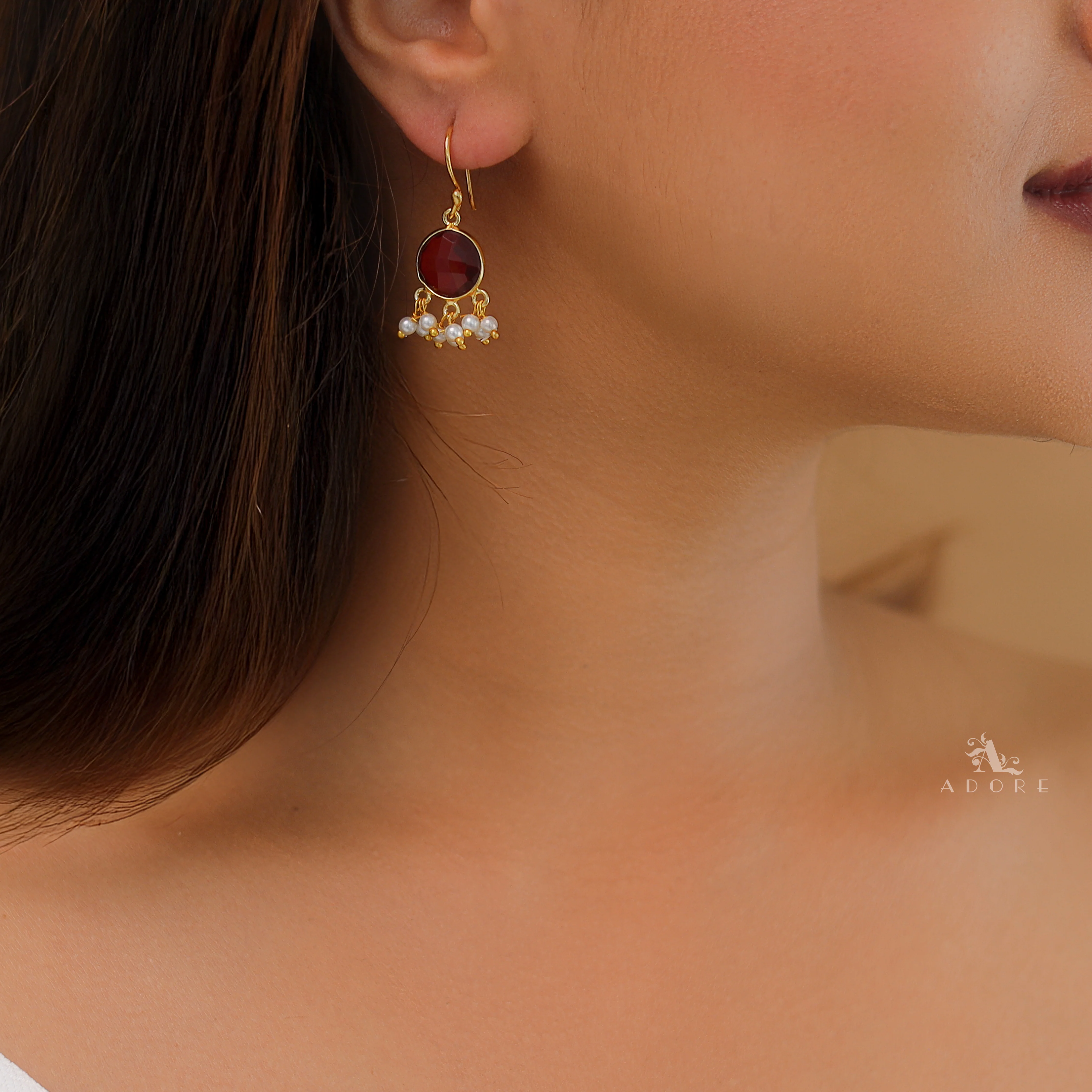 Ethel Pearl Glossy Round Drop - Image 2