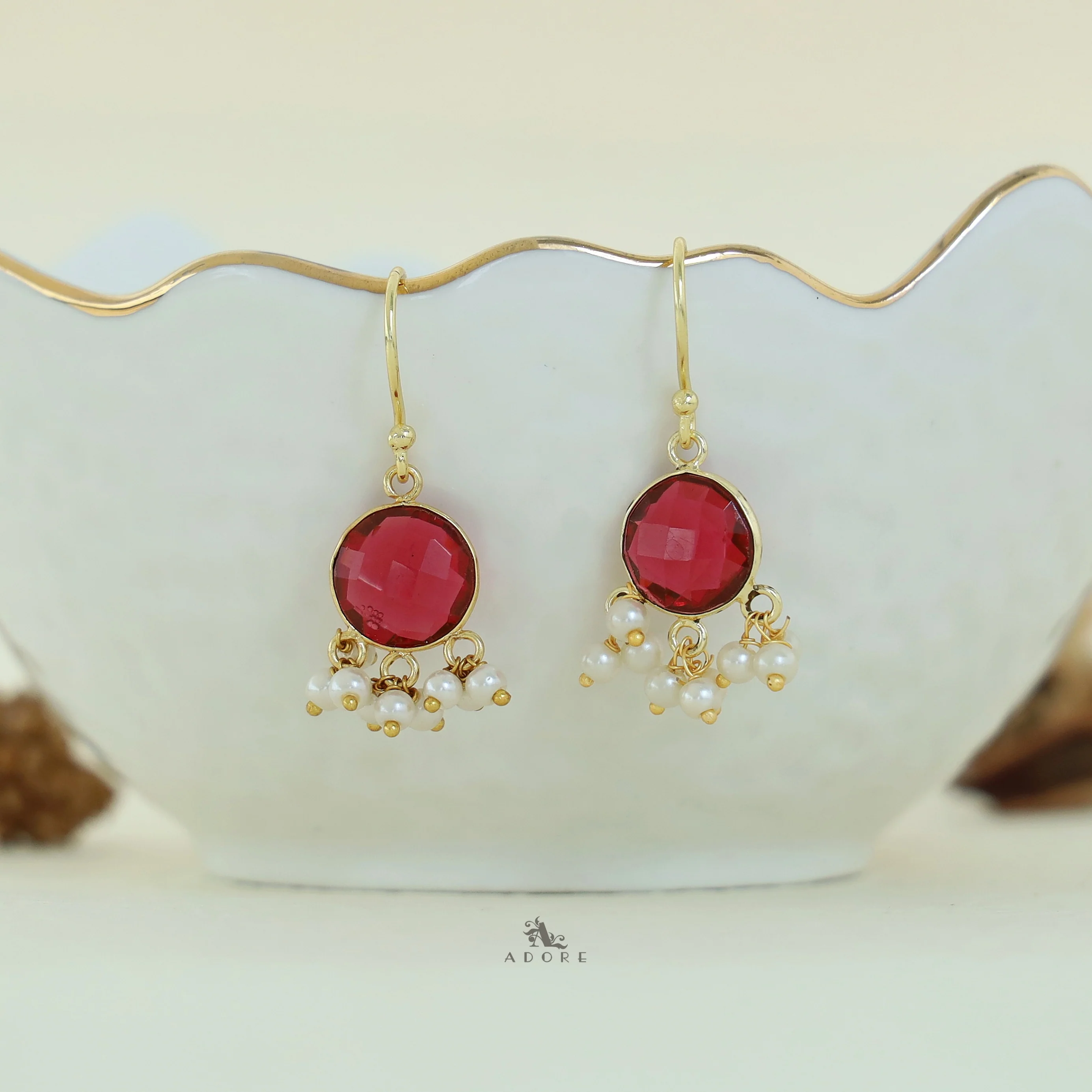 Ethel Pearl Glossy Round Drop - Image 3