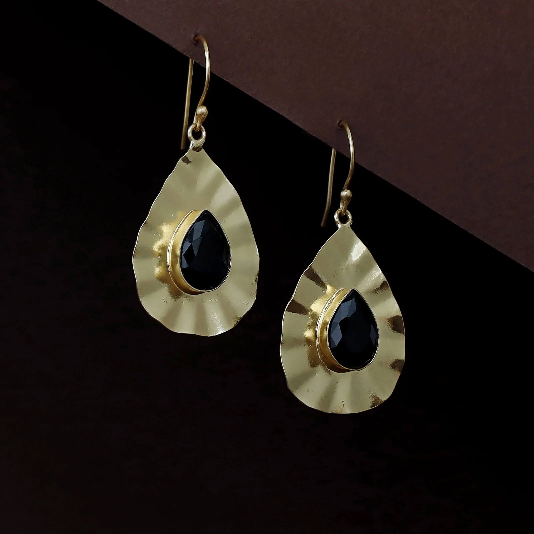 Evangelina Golden Leafy Glossy Drop - Image 10