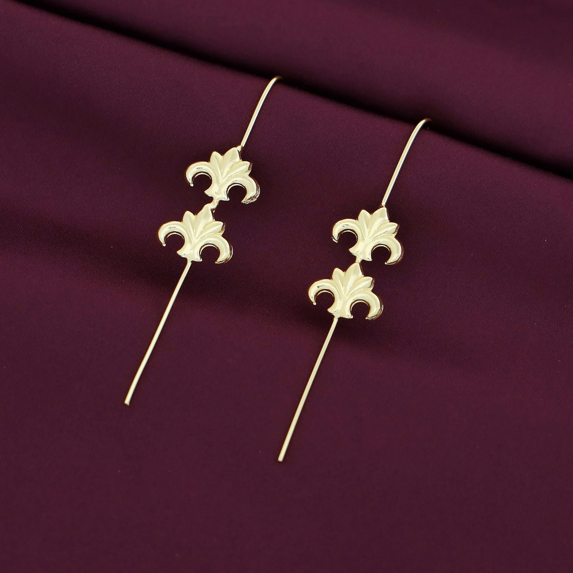 Evara Golden Ear-Cuff (Set Of 2) - Image 3