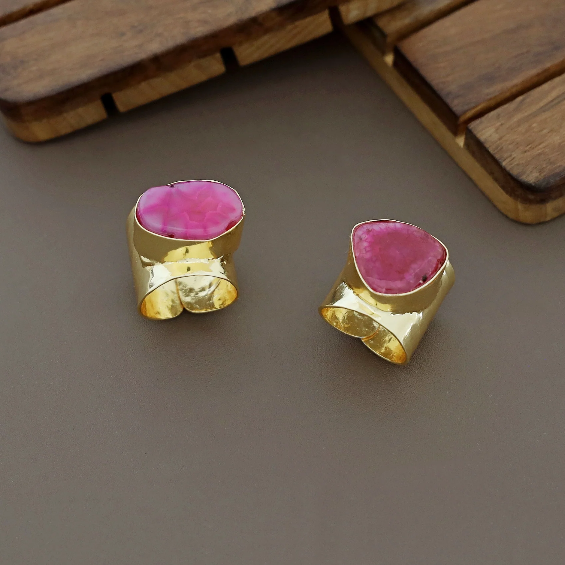 Feba Agate Golden Ring - Image 9