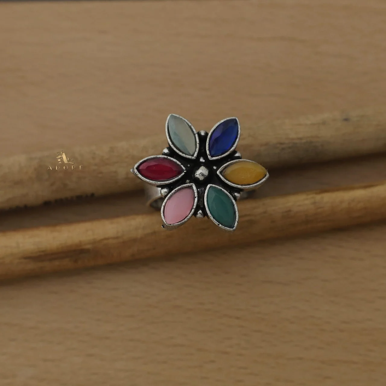 Flora Glossy Flower Ring - Image 14