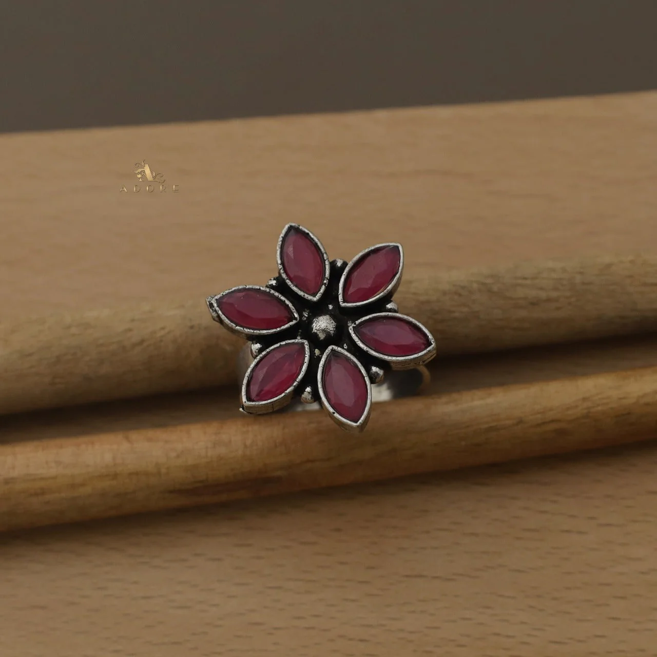 Flora Glossy Flower Ring - Image 15